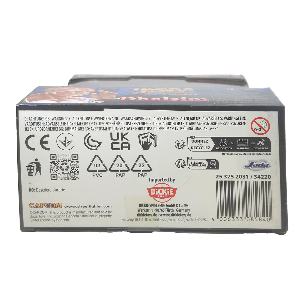 Jada Toys Ultra Street Fighter II The Final Challengers Dhalsim Action Figure 2024 15cm – Street Fighter, Jada Toys, 15 cm, 2024, pre-owned collector piece, Uncanny Collectibles Dublin Ireland