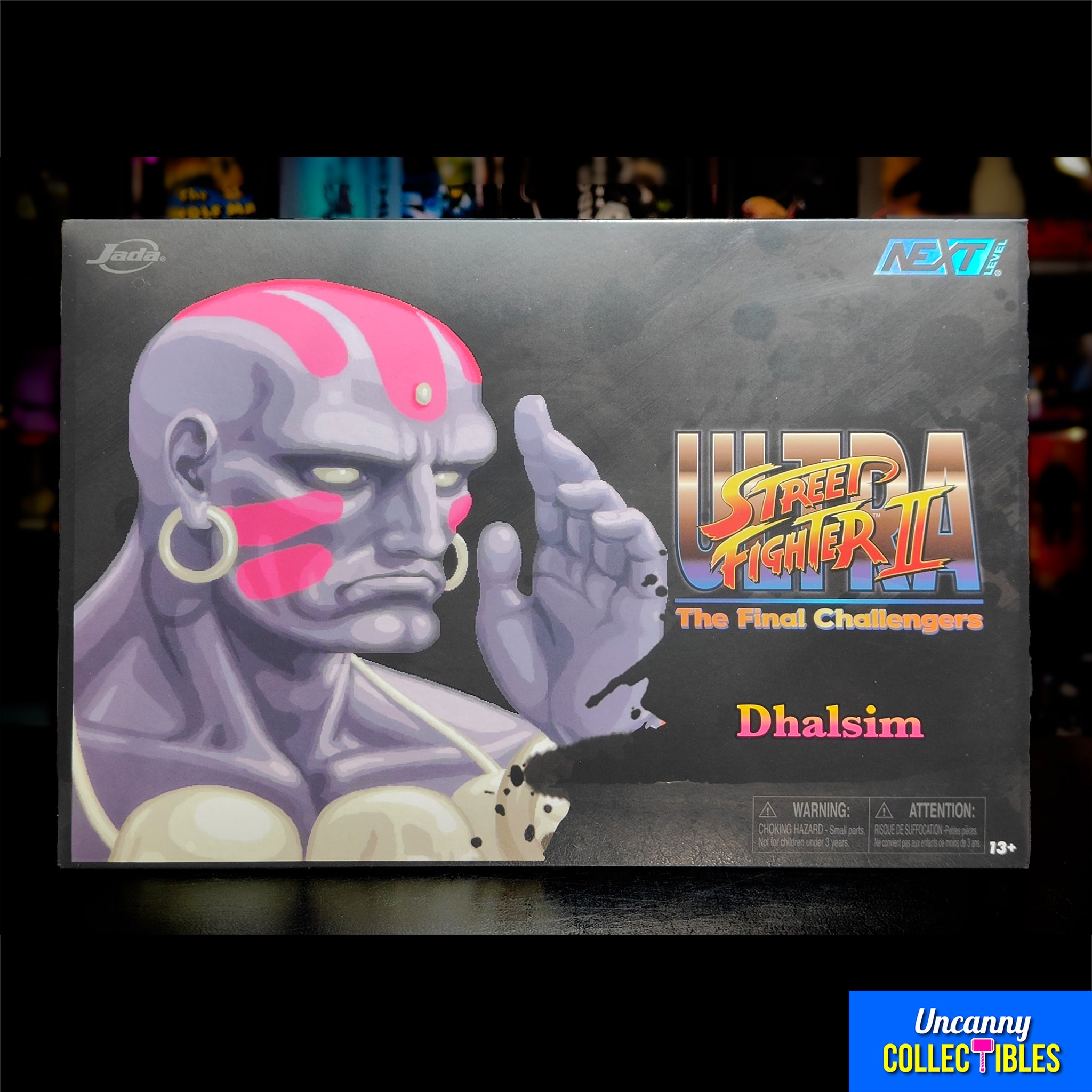 Jada Toys Ultra Street Fighter II The Final Challengers Dhalsim Deluxe Player 2 Action Figure 15cm