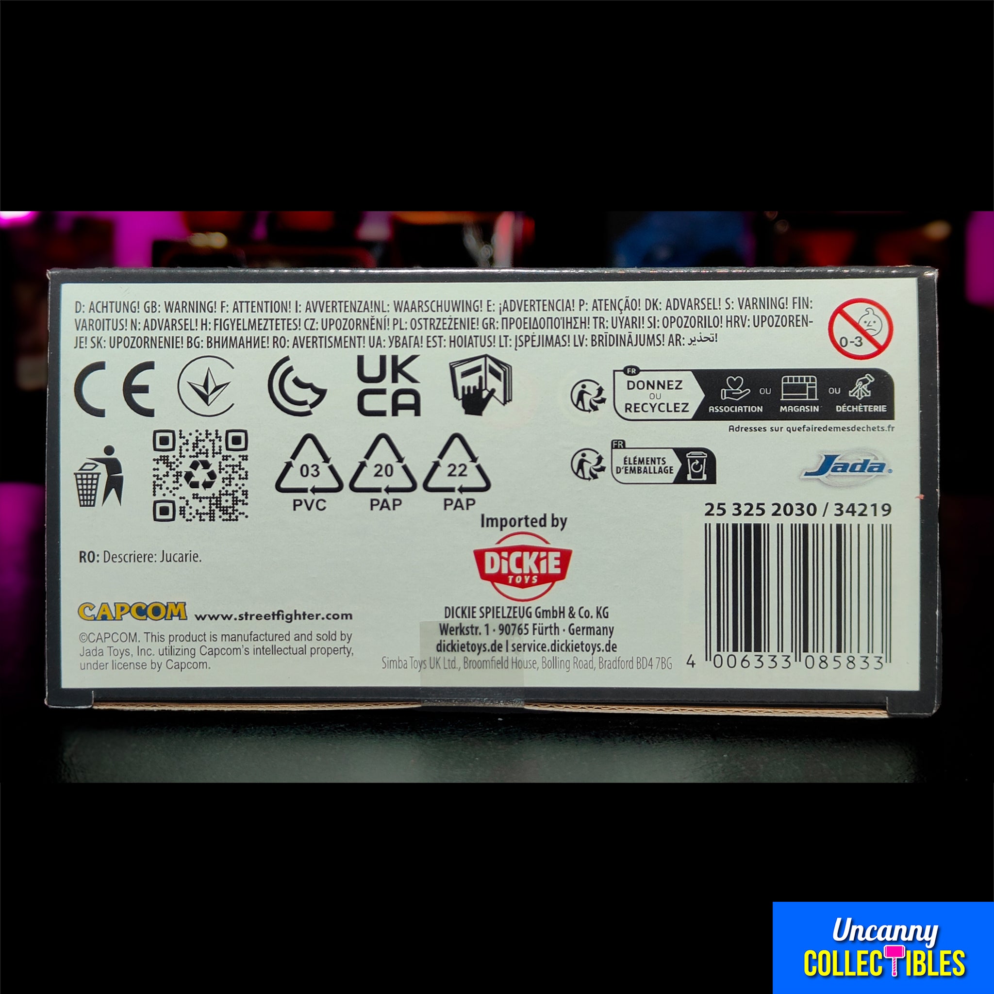 Jada Toys Ultra Street Fighter II The Final Challengers M Bison Action Figure 2024 15cm