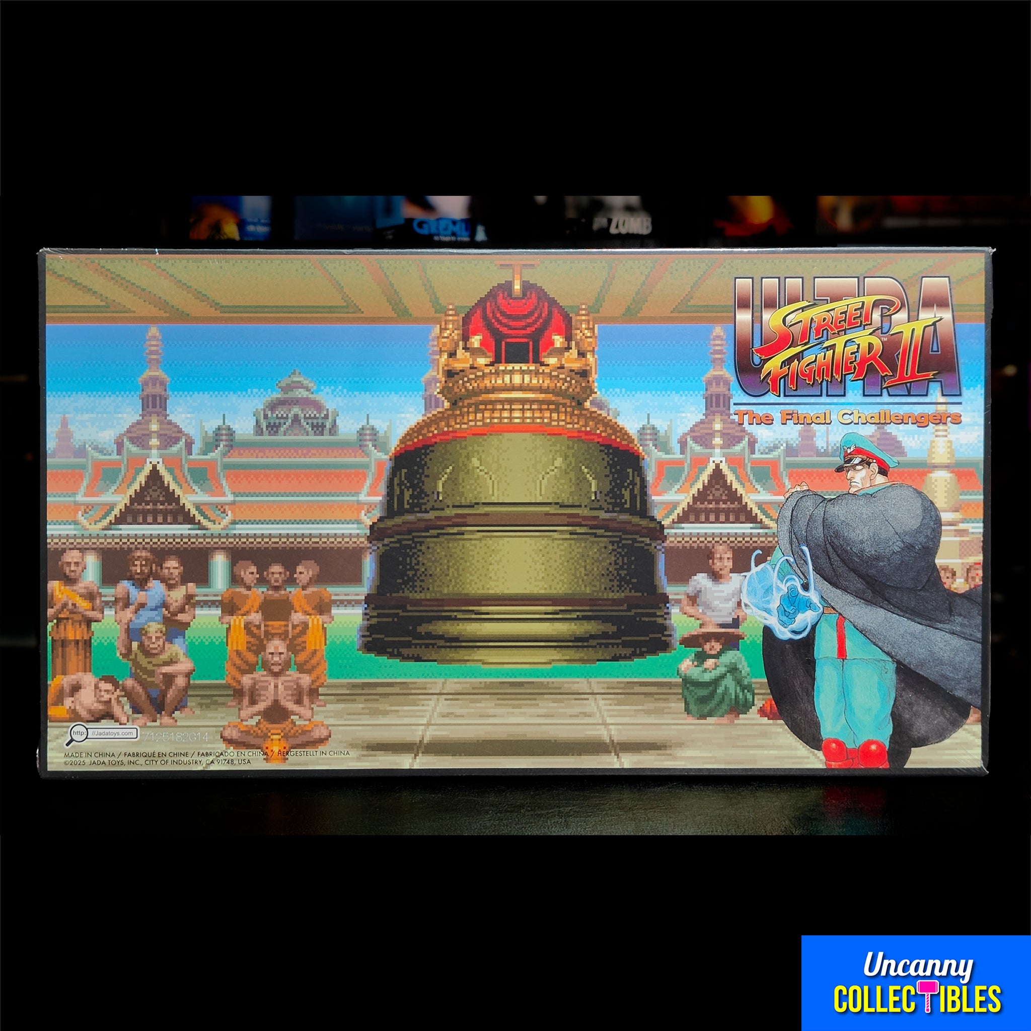 Jada Toys Ultra Street Fighter II The Final Challengers M Bison Deluxe Player 2 Action Figure 15cm – Street Fighter, Jada Toys, 15 cm, brand new collector item, Uncanny Collectibles Dublin Ireland