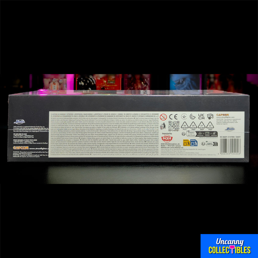 Jada Toys Ultra Street Fighter II The Final Challengers M Bison Deluxe Player 2 Action Figure 15cm