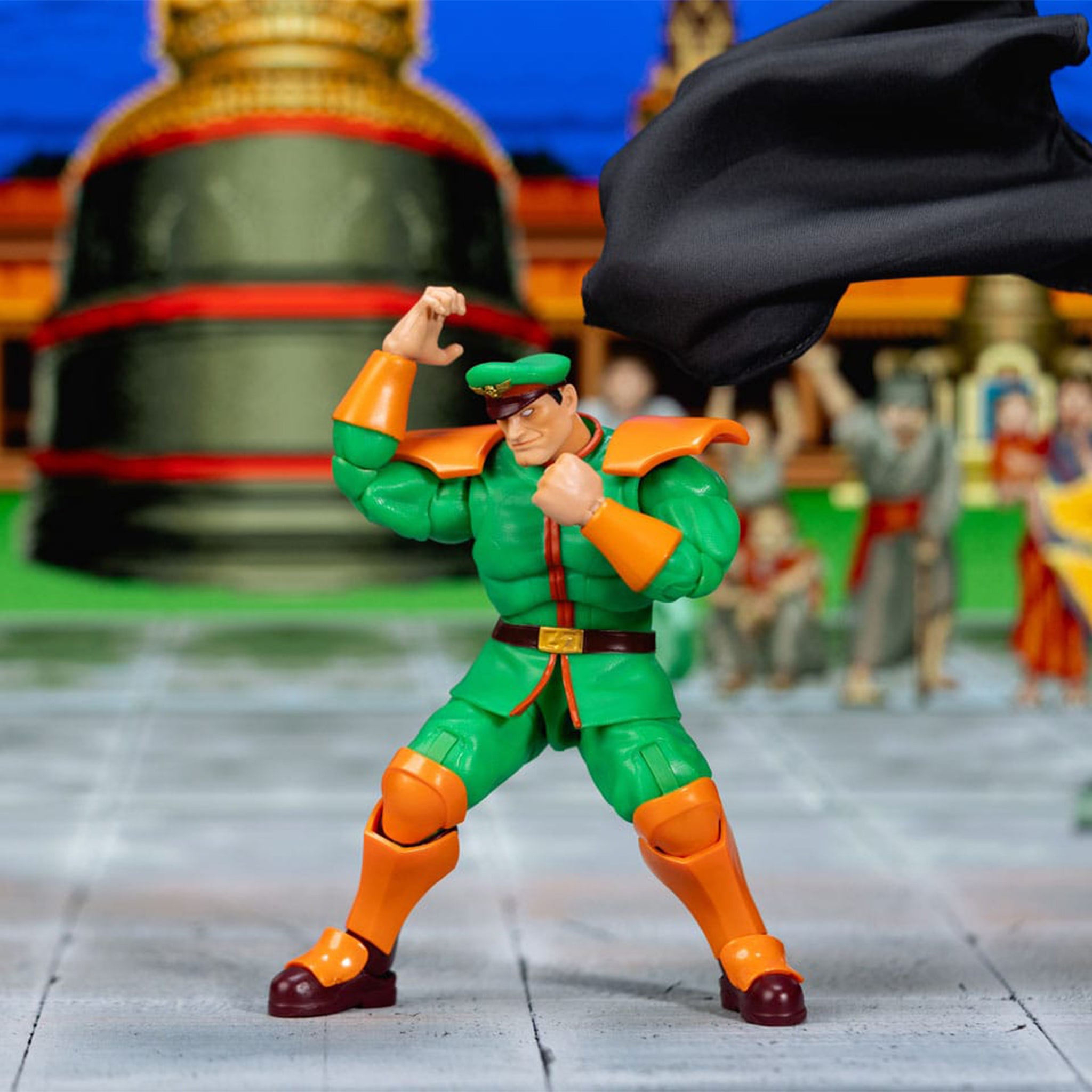 Jada Toys Ultra Street Fighter II The Final Challengers M Bison Deluxe Player 2 Action Figure 15cm