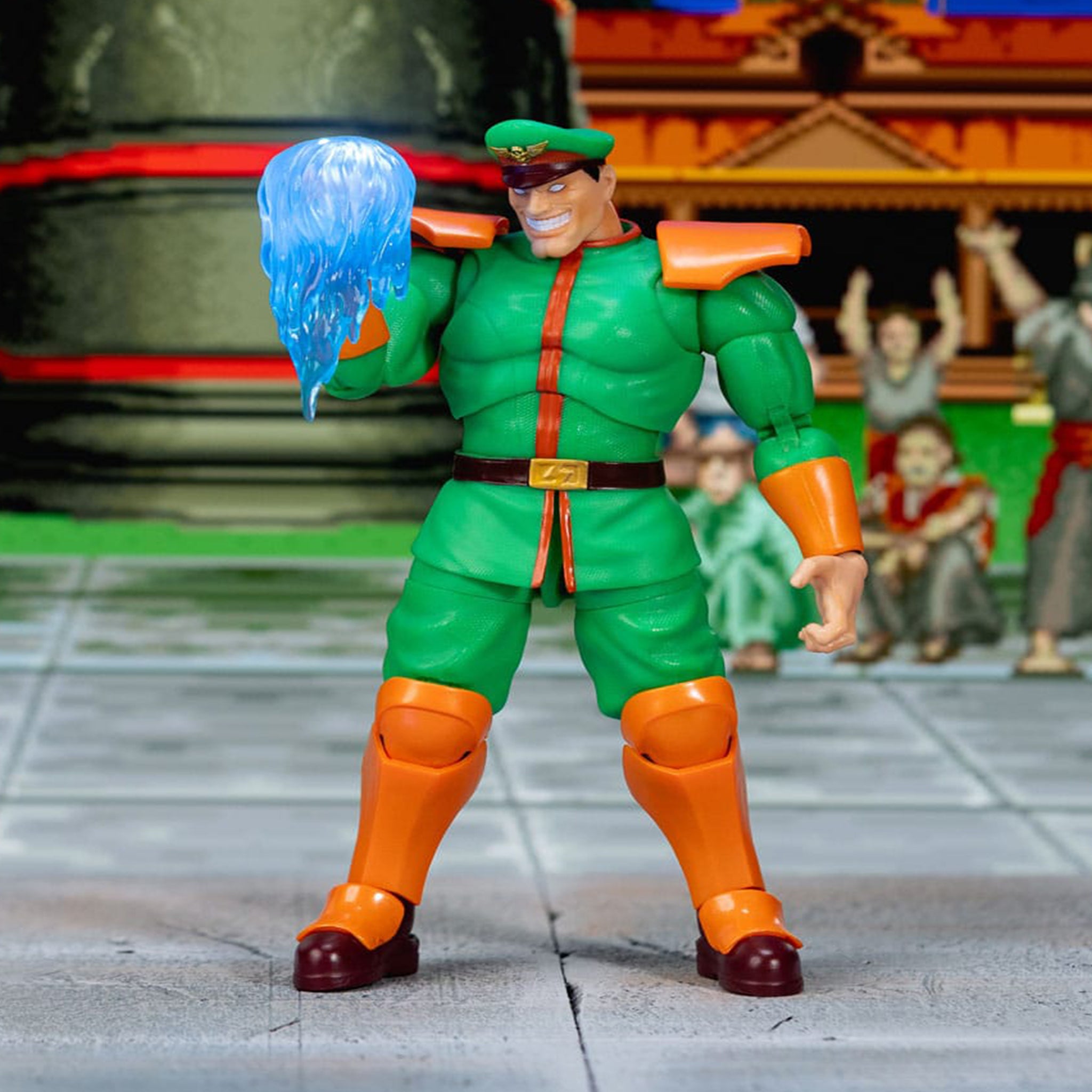 Jada Toys Ultra Street Fighter II The Final Challengers M Bison Deluxe Player 2 Action Figure 15cm – Street Fighter, Jada Toys, 15 cm, brand new collector item, Uncanny Collectibles Dublin Ireland