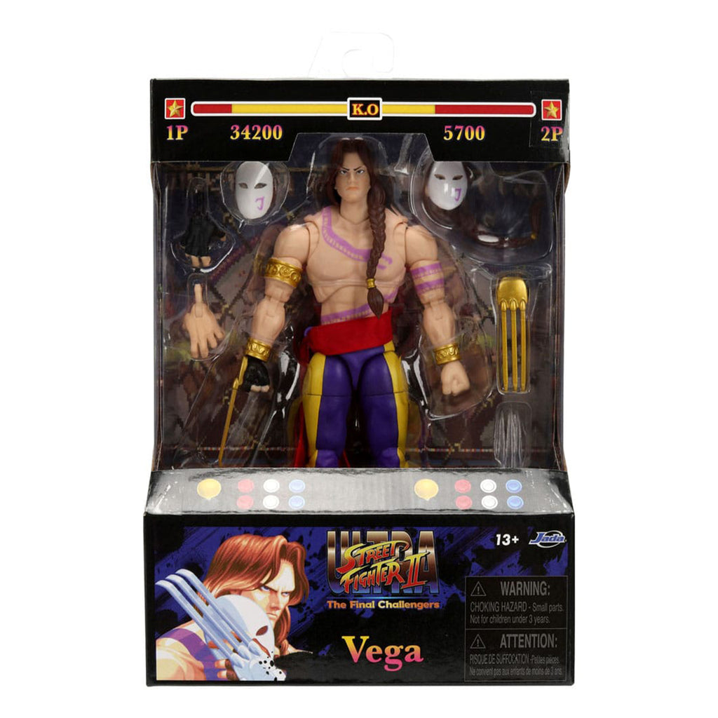 Jada Toys Ultra Street Fighter II The Final Challengers Vega Action Figure 15cm