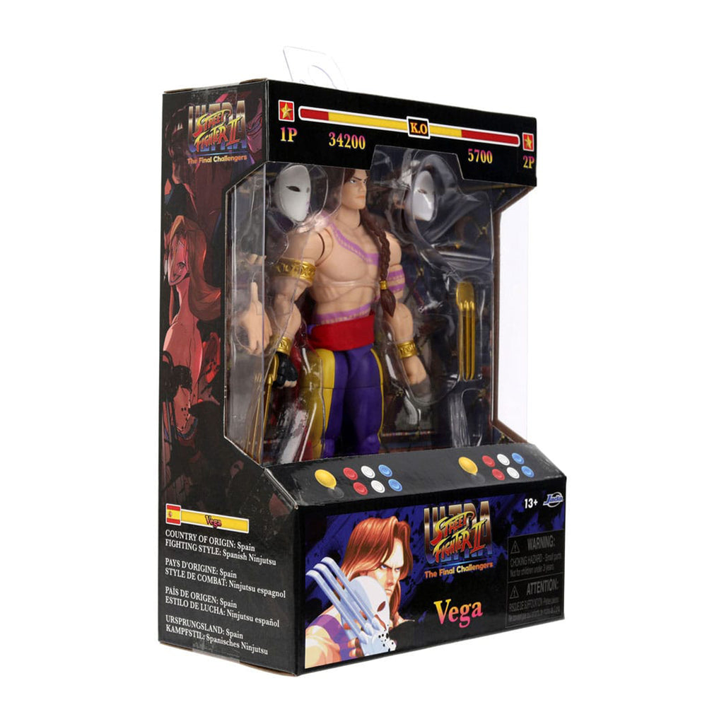 Jada Toys Ultra Street Fighter II The Final Challengers Vega Action Figure 15cm