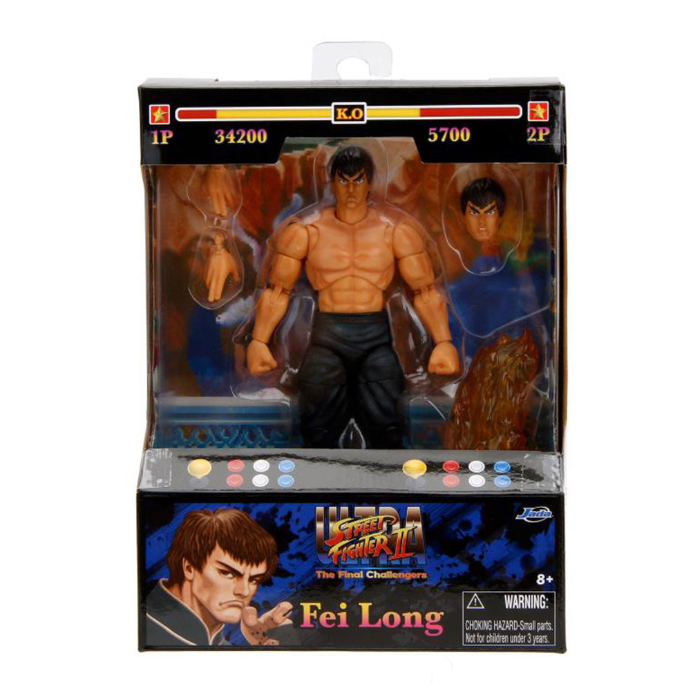 Ultra Street Fighter II Fei Long Jada Toys Action Figure
