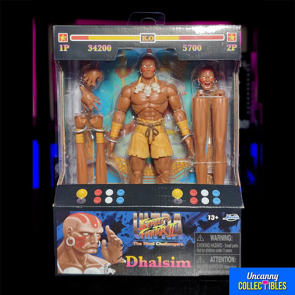 Ultra Street Fighter II Dhalsim Jada Toys Action Figure