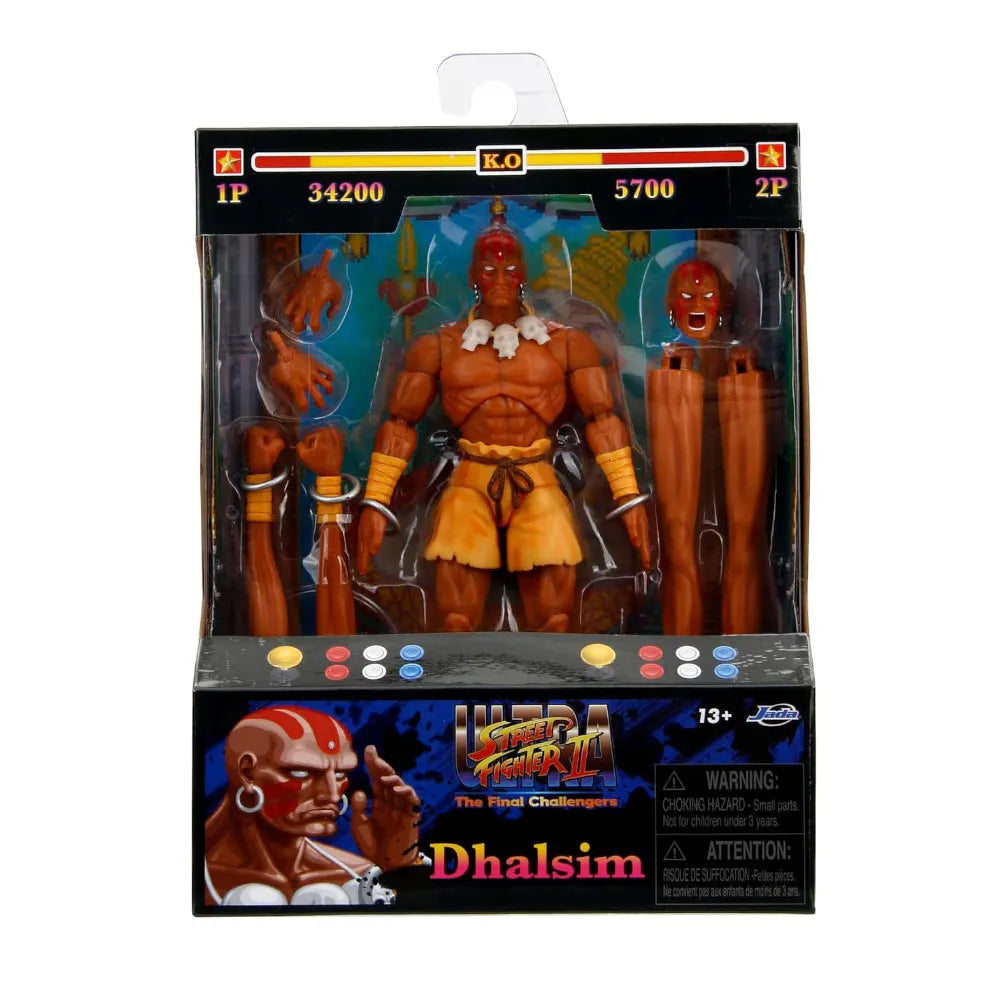 Ultra Street Fighter II Dhalsim Jada Toys Action Figure