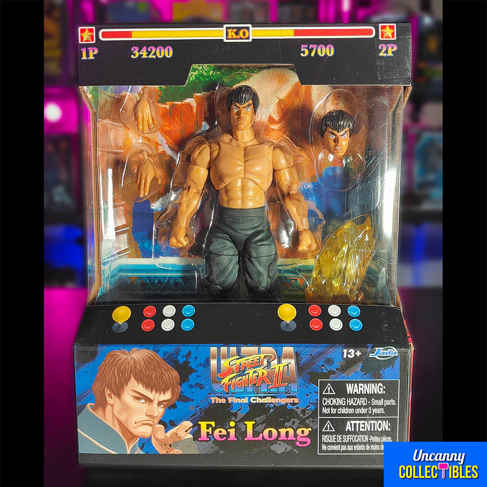 Ultra Street Fighter II Fei Long Jada Toys Action Figure