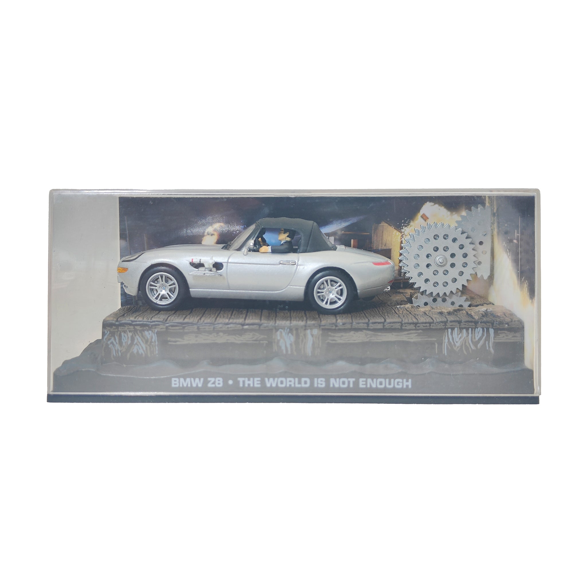 James Bond 007 BMW Z8 The World Is Not Enough Diecast GE Fabbri Vehicle 2006 14cm – Movie Icons & Heroes, Vintage Brands, 14 cm, 2006, pre-owned collector piece, Uncanny Collectibles Dublin Ireland