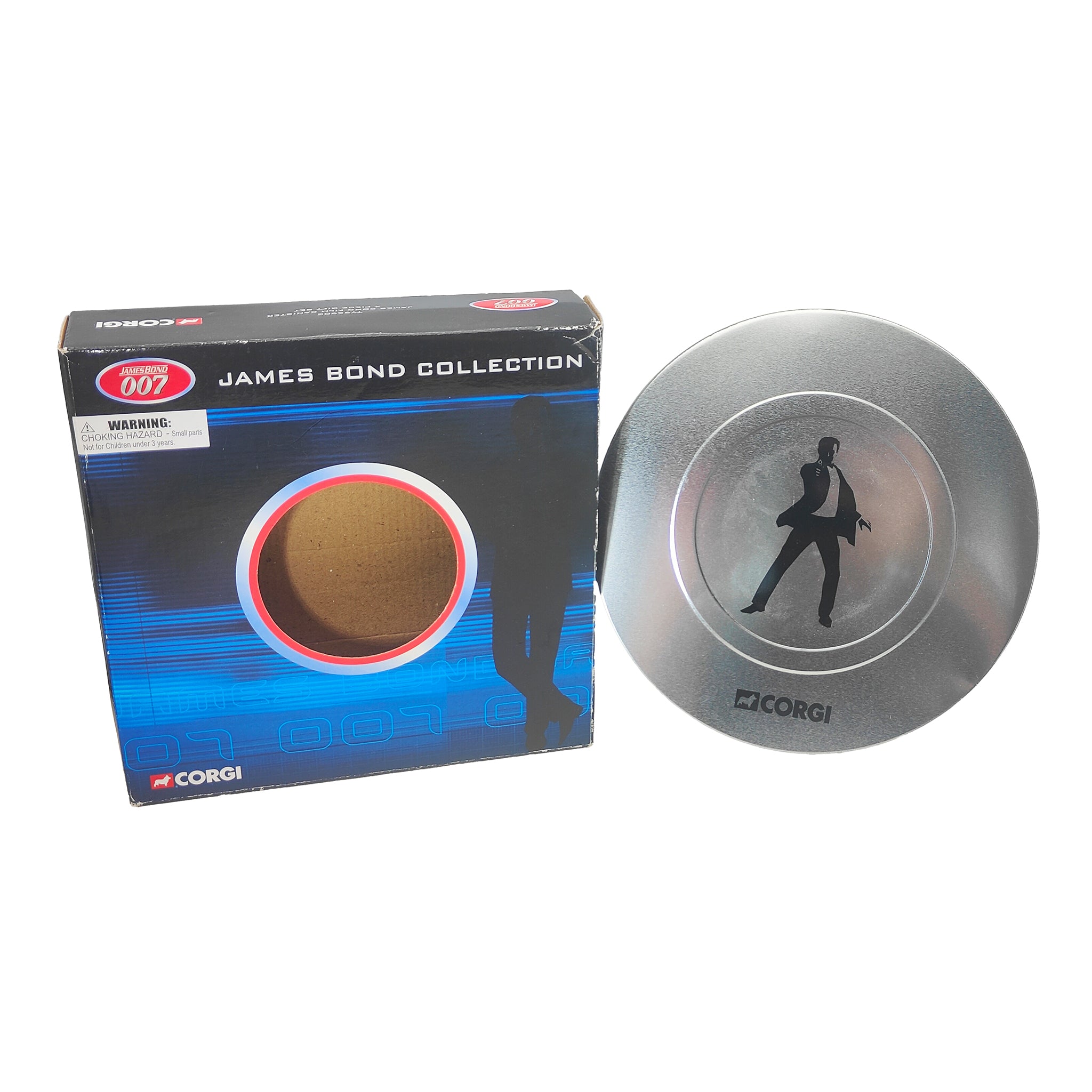 James Bond 007 Cars Film Canister Corgi 1:64 4-Piece Gift Set Collection 2003 – Movie Icons & Heroes, Corgi, 7 cm, 2003, pre-owned collector piece, Uncanny Collectibles Dublin Ireland