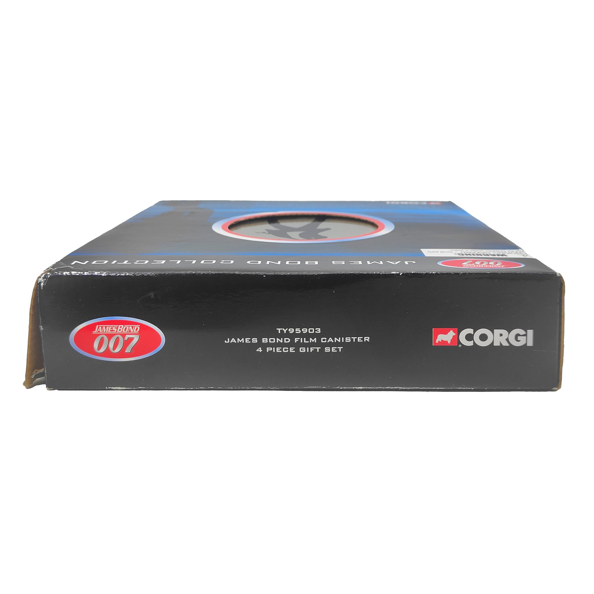 James Bond 007 Cars Film Canister Corgi 1:64 4-Piece Gift Set Collection 2003 – Movie Icons & Heroes, Corgi, 7 cm, 2003, pre-owned collector piece, Uncanny Collectibles Dublin Ireland