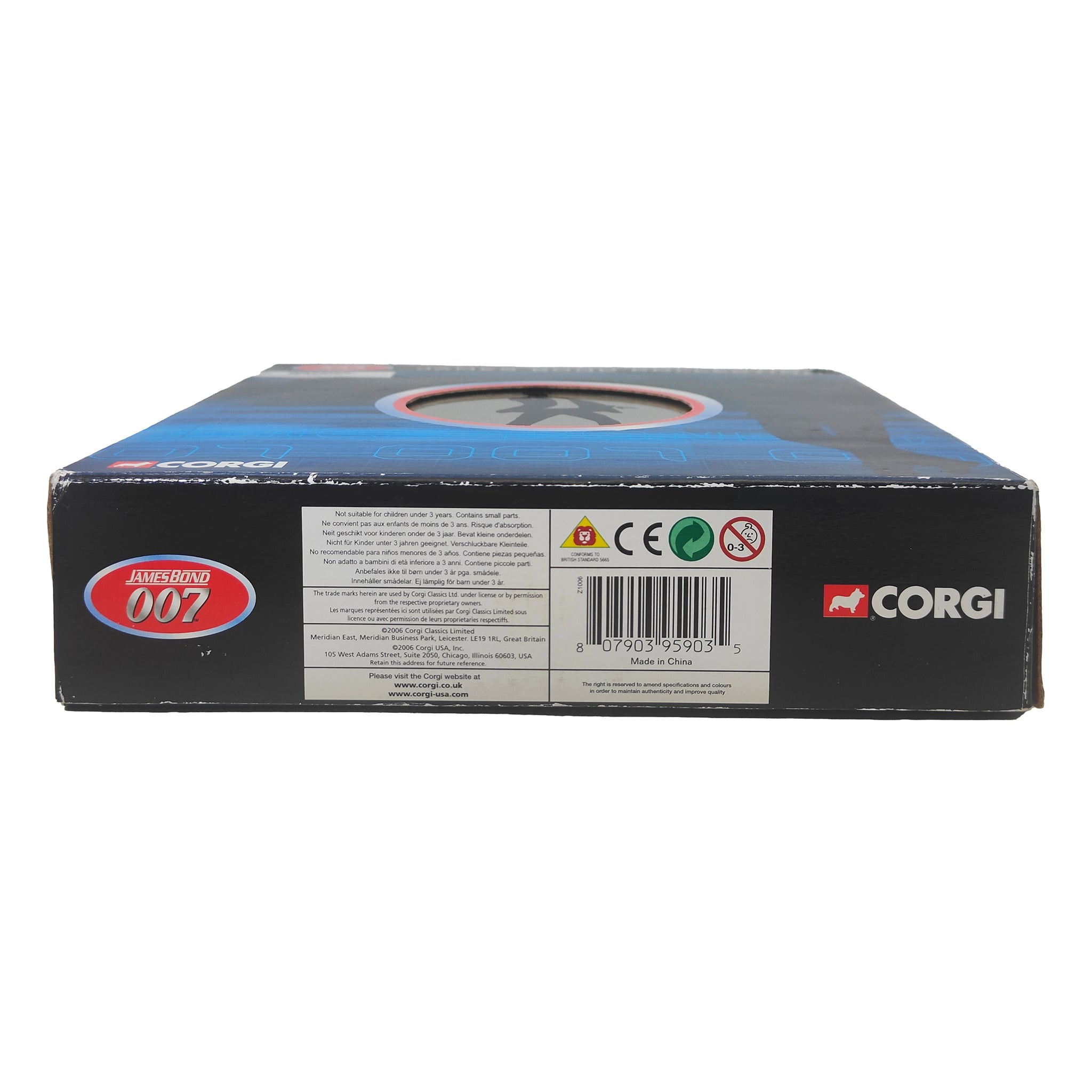 James Bond 007 Cars Film Canister Corgi 1:64 4-Piece Gift Set Collection 2003 – Movie Icons & Heroes, Corgi, 7 cm, 2003, pre-owned collector piece, Uncanny Collectibles Dublin Ireland