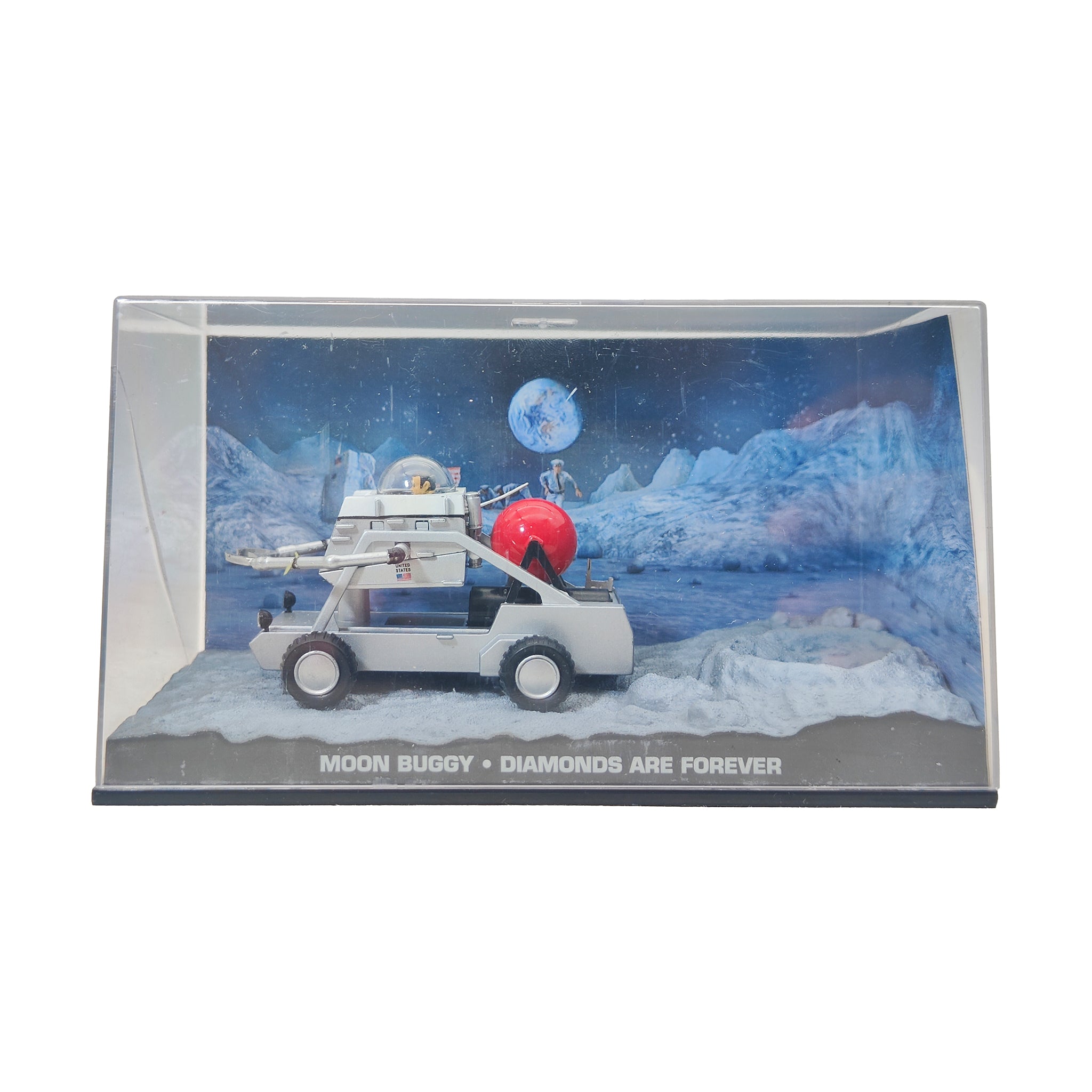 James Bond 007 Moon Buggy Diamonds Are Forever Diecast GE Fabbri Vehicle 2006 14cm – Movie Icons & Heroes, Vintage Brands, 14 cm, 2006, pre-owned collector piece, Uncanny Collectibles Dublin Ireland