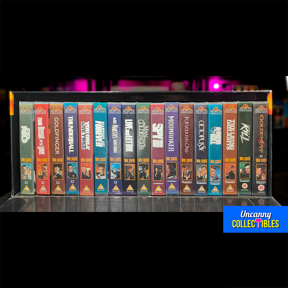 James Bond 007 VHS Collection And Tomorrow Never Dies Limited Edition Box Set Bundle 