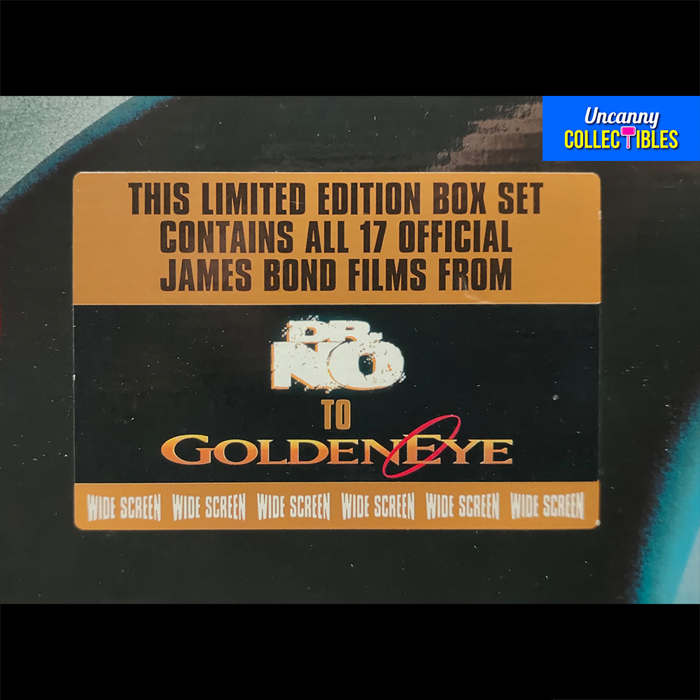 James Bond 007 VHS Collection And Tomorrow Never Dies Limited Edition Box Set Bundle  – James Bond, Vintage Brands, -, 1997, pre-owned collector piece, Uncanny Collectibles Dublin Ireland