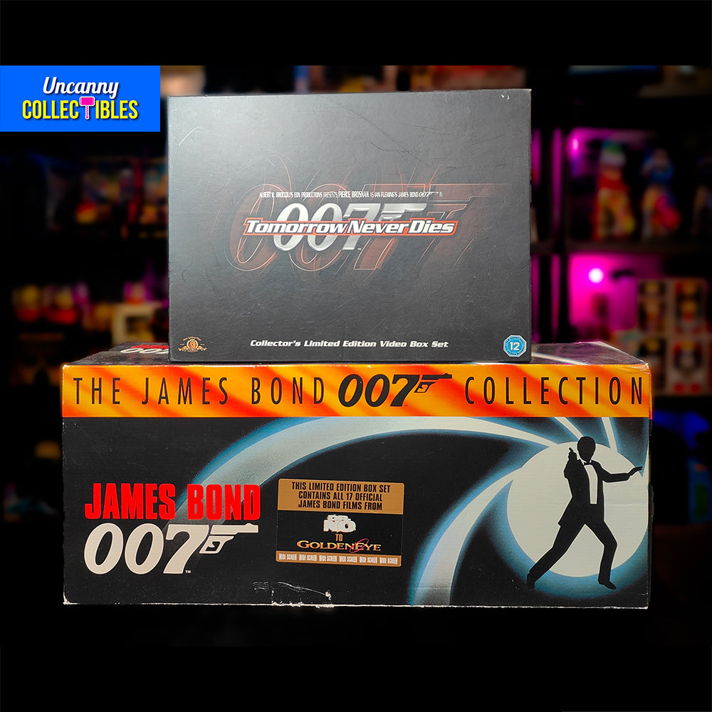 James Bond 007 VHS Collection And Tomorrow Never Dies Limited Edition Box Set Bundle 