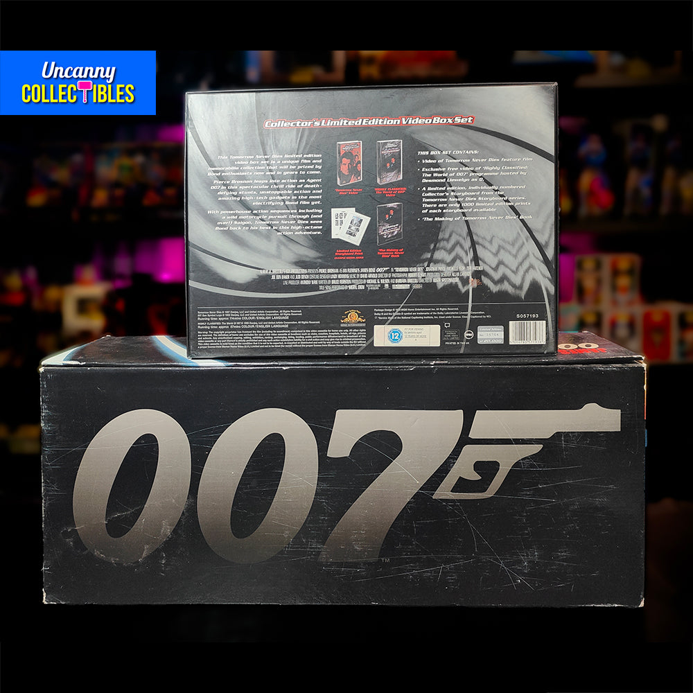 James Bond 007 VHS Collection And Tomorrow Never Dies Limited Edition Box Set Bundle 