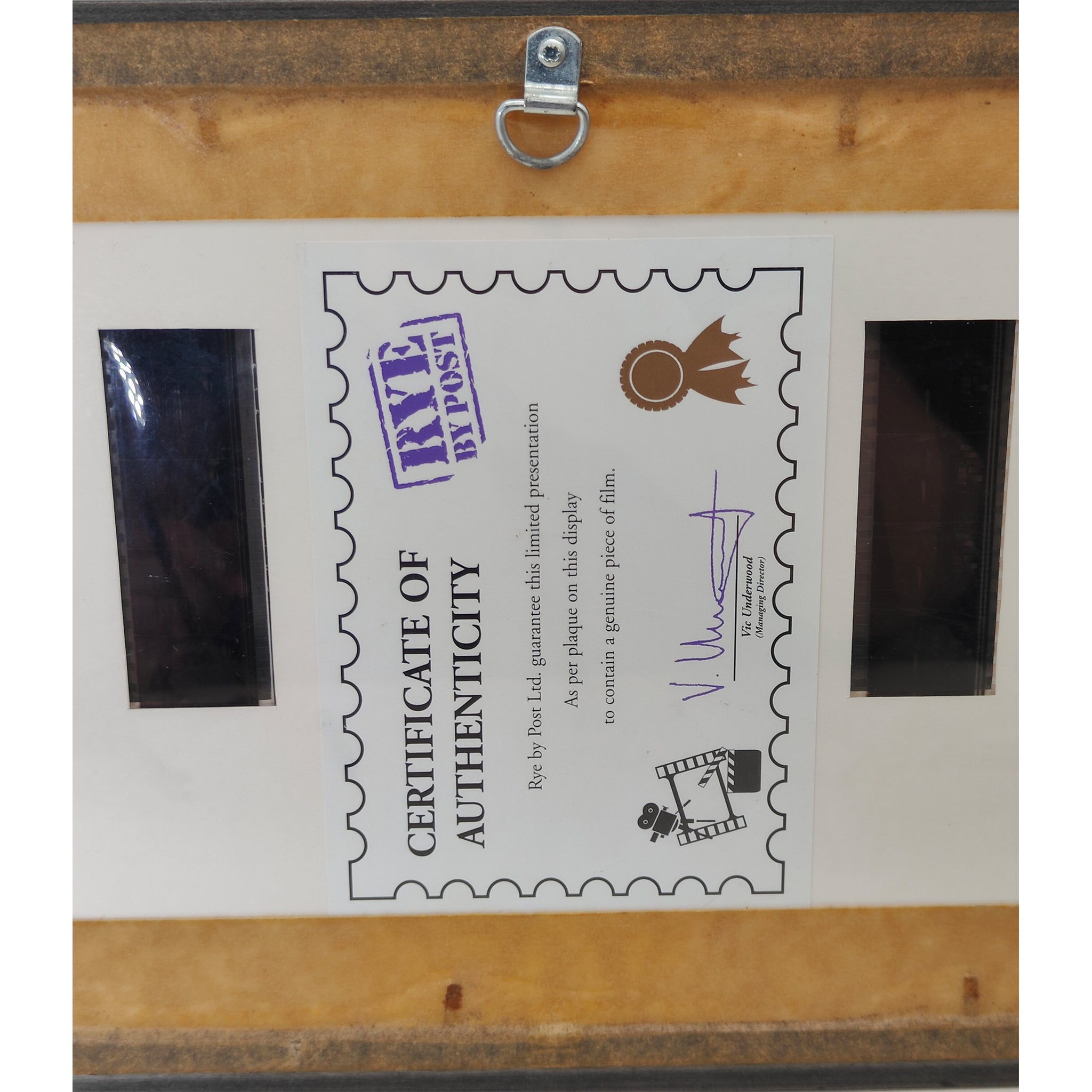 James Bond Diamonds Are Forever Film Cell Display Limited Edition 16 of 500