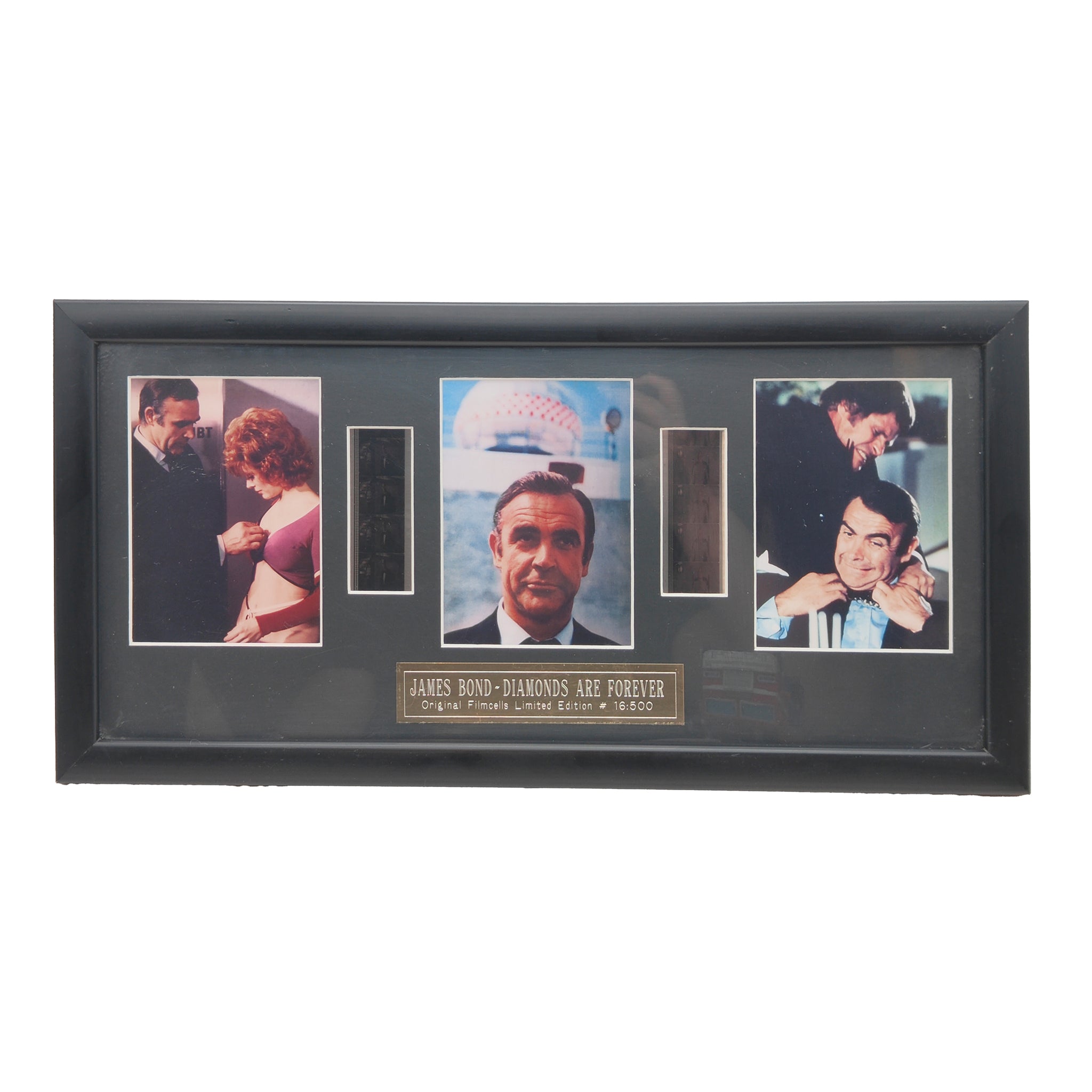 James Bond Diamonds Are Forever Film Cell Display Limited Edition 16 of 500