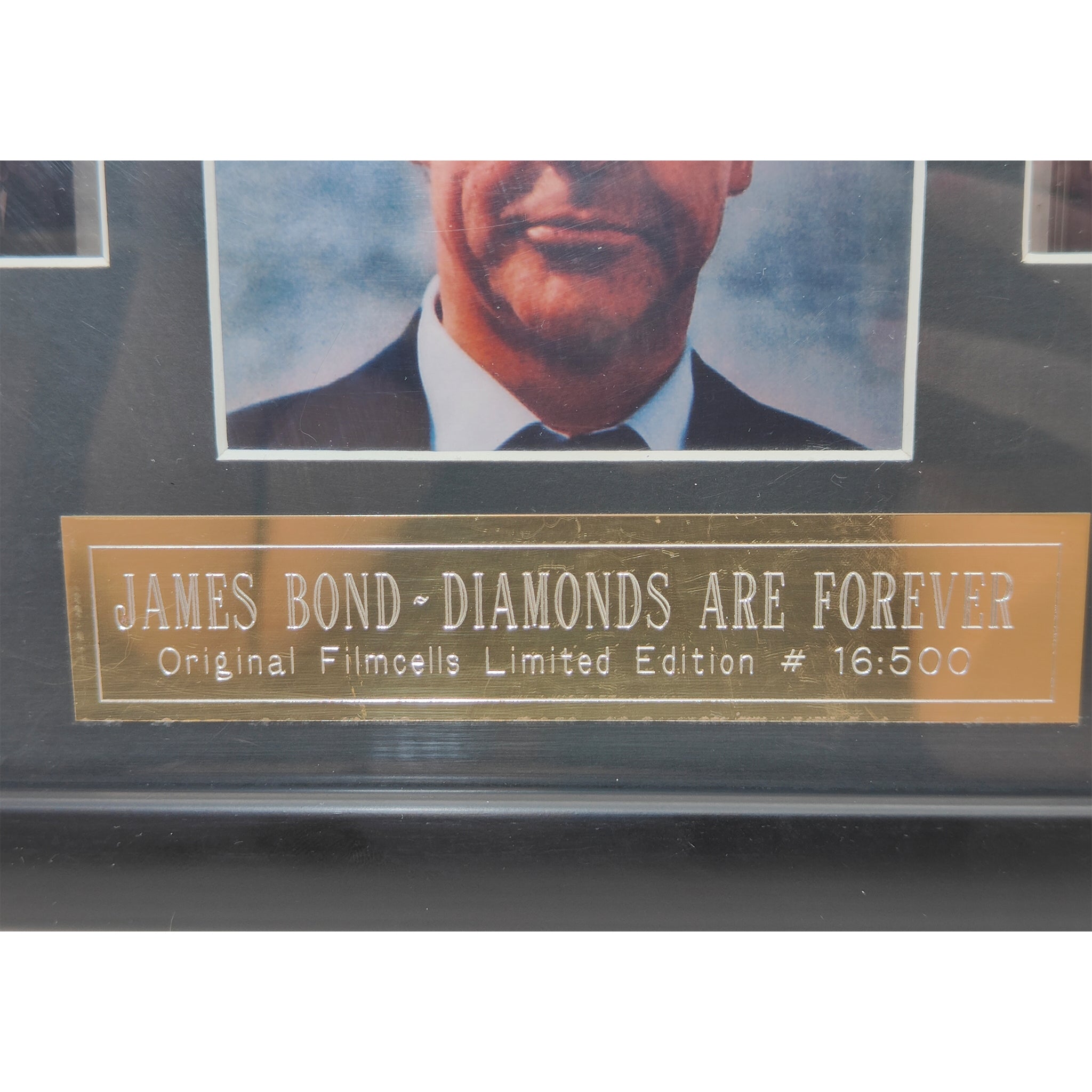 James Bond Diamonds Are Forever Film Cell Display Limited Edition 16 of 500