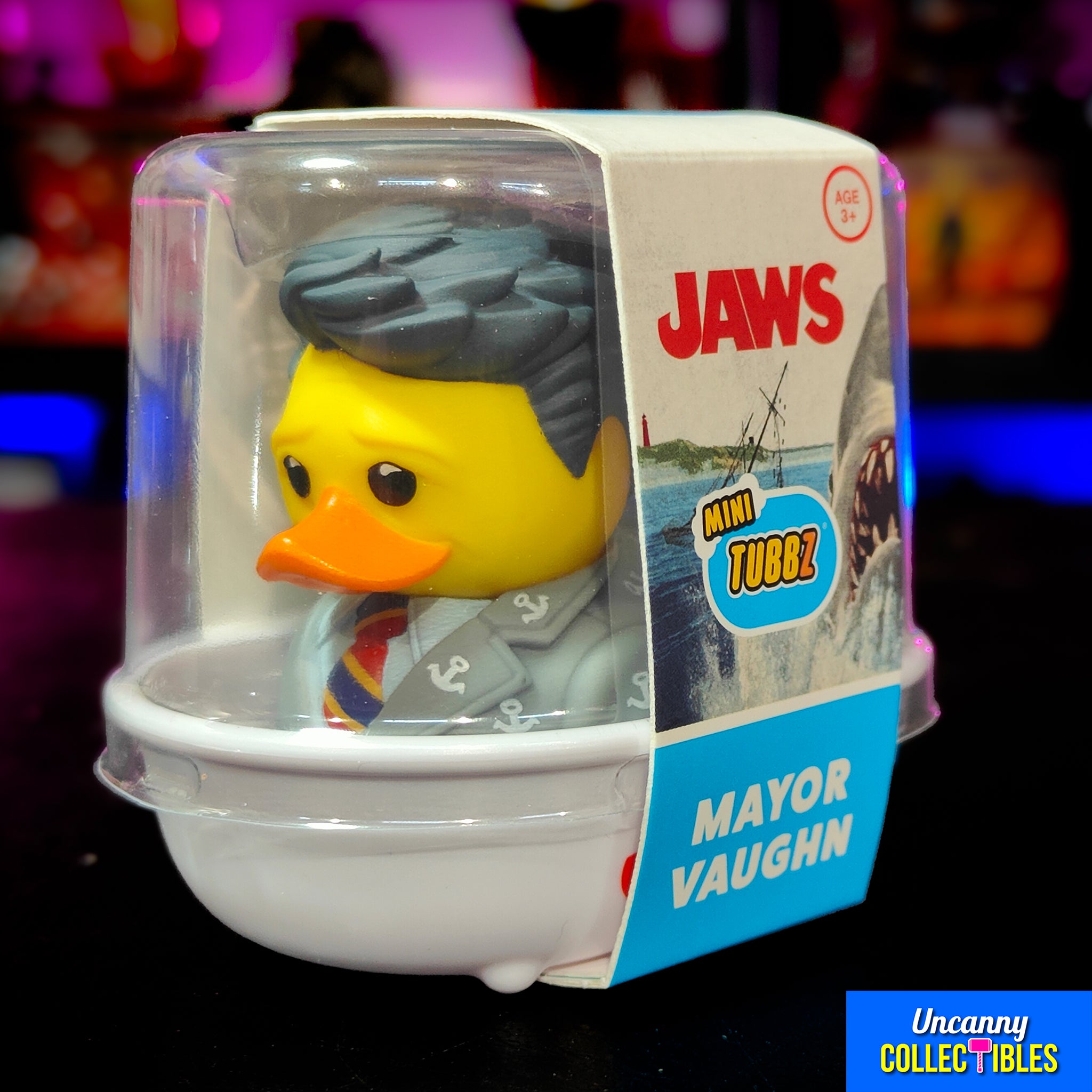 Jaws Mayor Vaughn Mini Tubbz Cosplaying Duck Collectible 5cm – Jaws, Numskull, 5 cm, 2025, brand new collector item, Uncanny Collectibles Dublin Ireland