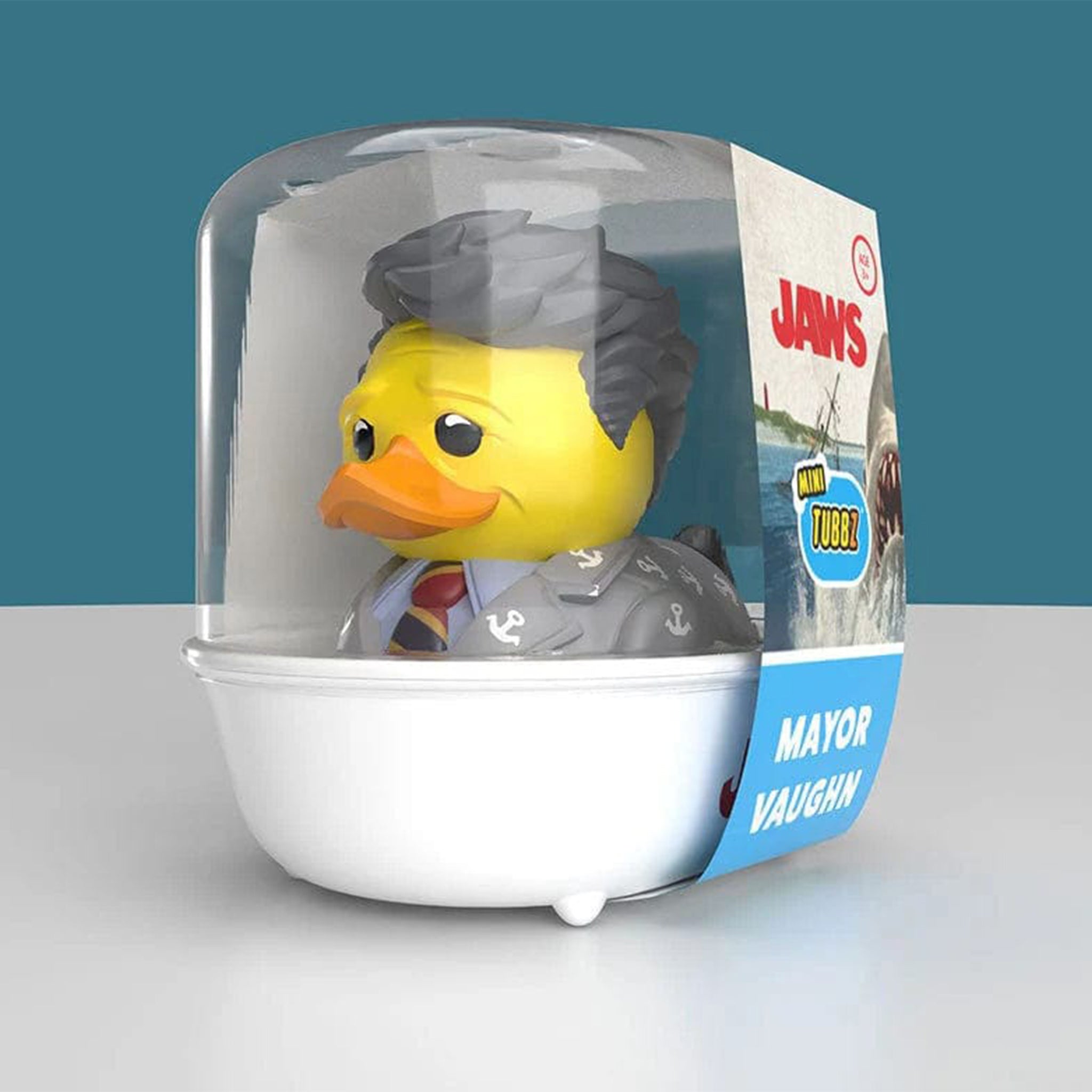 Jaws Mayor Vaughn Mini Tubbz Cosplaying Duck Collectible 5cm – Jaws, Numskull, 5 cm, 2025, brand new collector item, Uncanny Collectibles Dublin Ireland