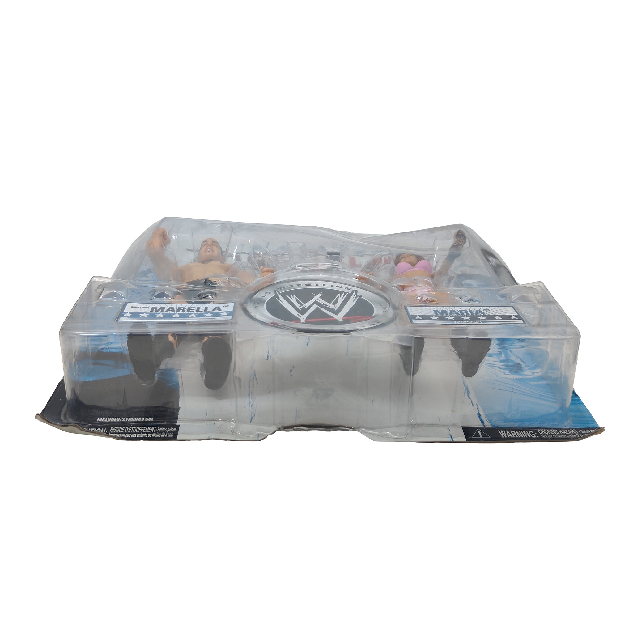 Marella and Maria WWE Adrenaline Series 32 Jakks Pacific Action Figure 2008 18cm – WWE, JAKKS Pacific, 18 cm, 2008, pre-owned collector piece, Uncanny Collectibles Dublin Ireland