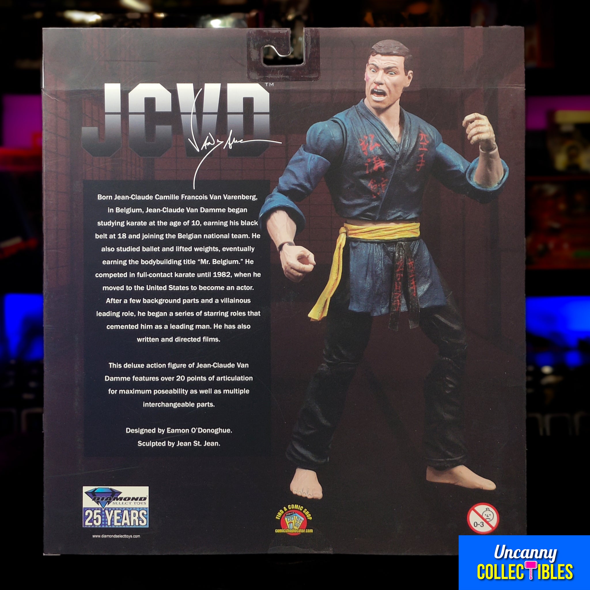 Buy Jean Claude Van Damme Diamond Select 18 Cm Action Figure Blue Gi Version collectible online at Uncanny Collectibles