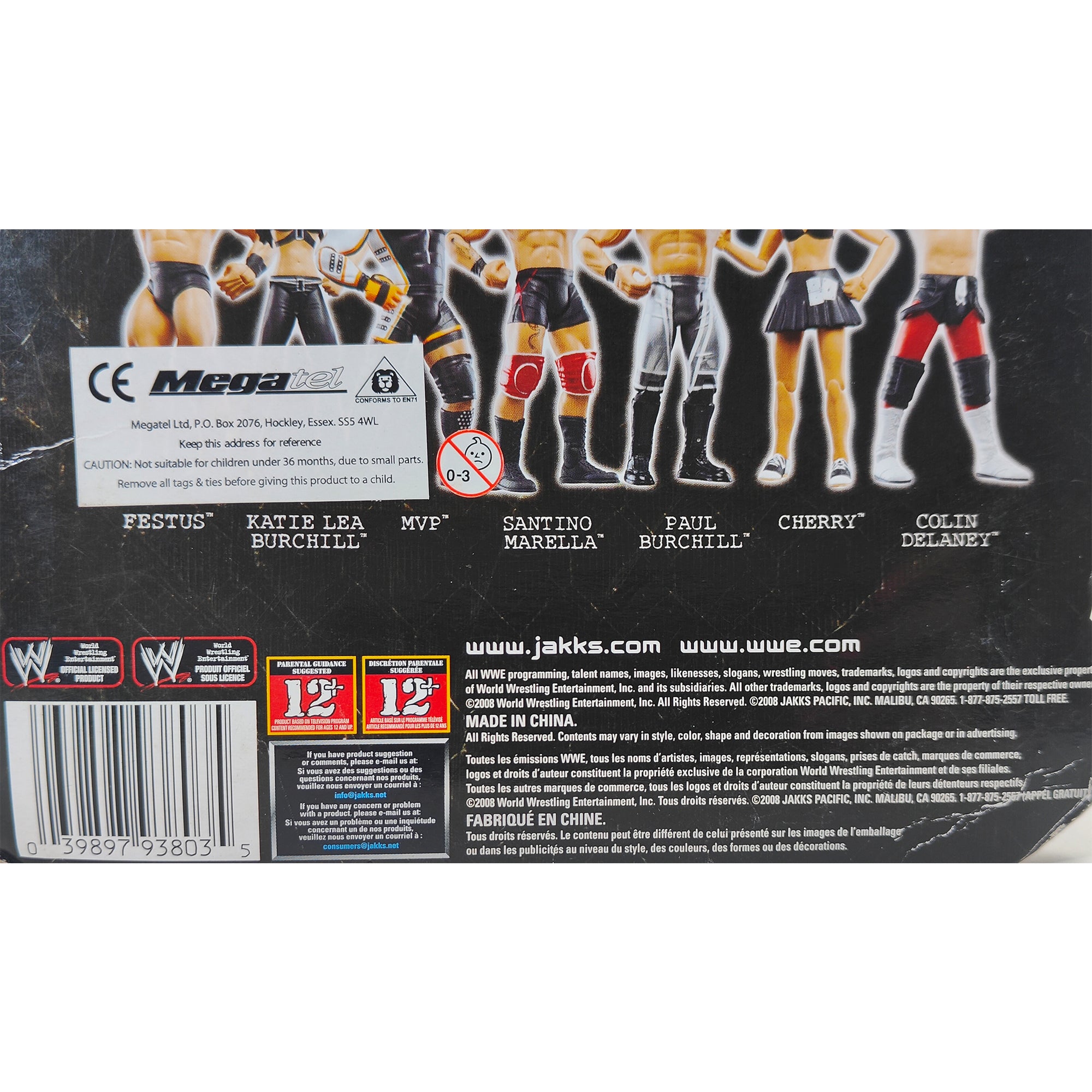 John Bradshaw Layfield JBL WWE For One Night Pay Per View 19 Jakks Pacific Action Figure 2008 18cm