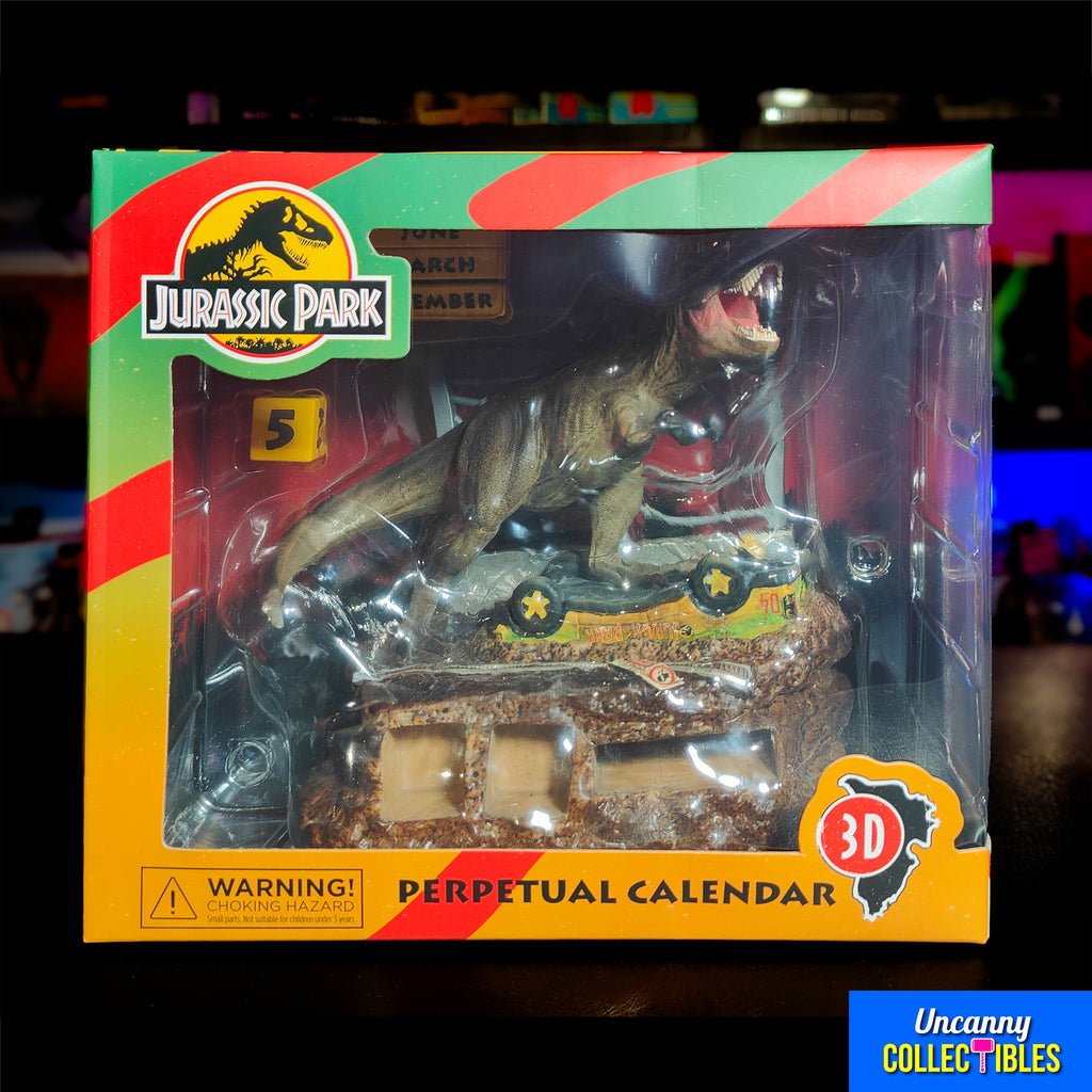 Jurassic Park T-Rex Breakout 3D Perpetual Calendar Grupo Erik