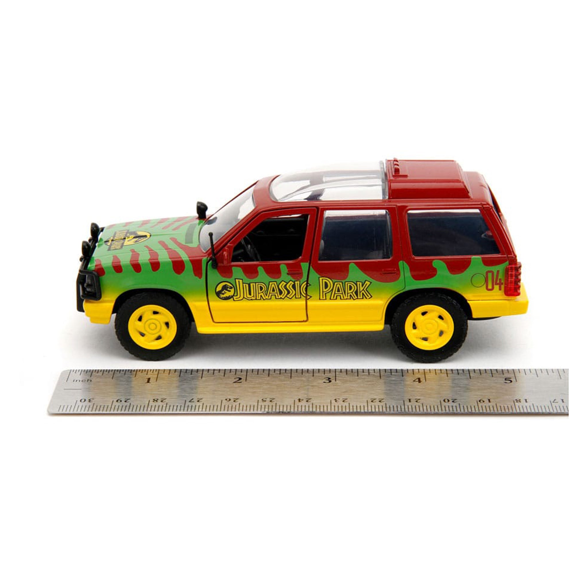 Jurassic World 1993 Ford Explorer 1:32 Scale Jada Toys Diecast Model – Movie Icons & Heroes, Jada Toys, 12 cm, 2024, brand new collector item, Uncanny Collectibles Dublin Ireland