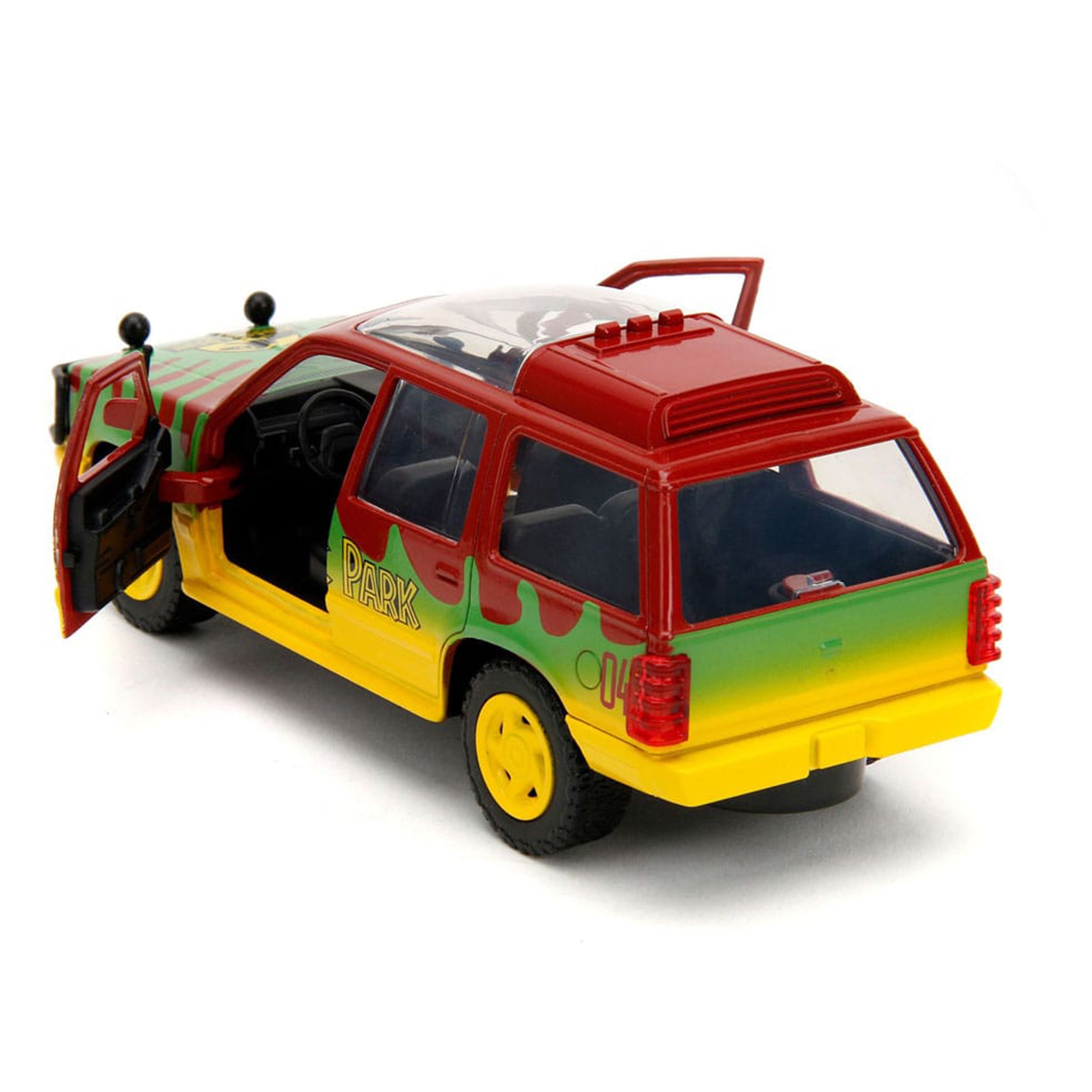 Jurassic World 1993 Ford Explorer 1:32 Scale Jada Toys Diecast Model – Movie Icons & Heroes, Jada Toys, 12 cm, 2024, brand new collector item, Uncanny Collectibles Dublin Ireland