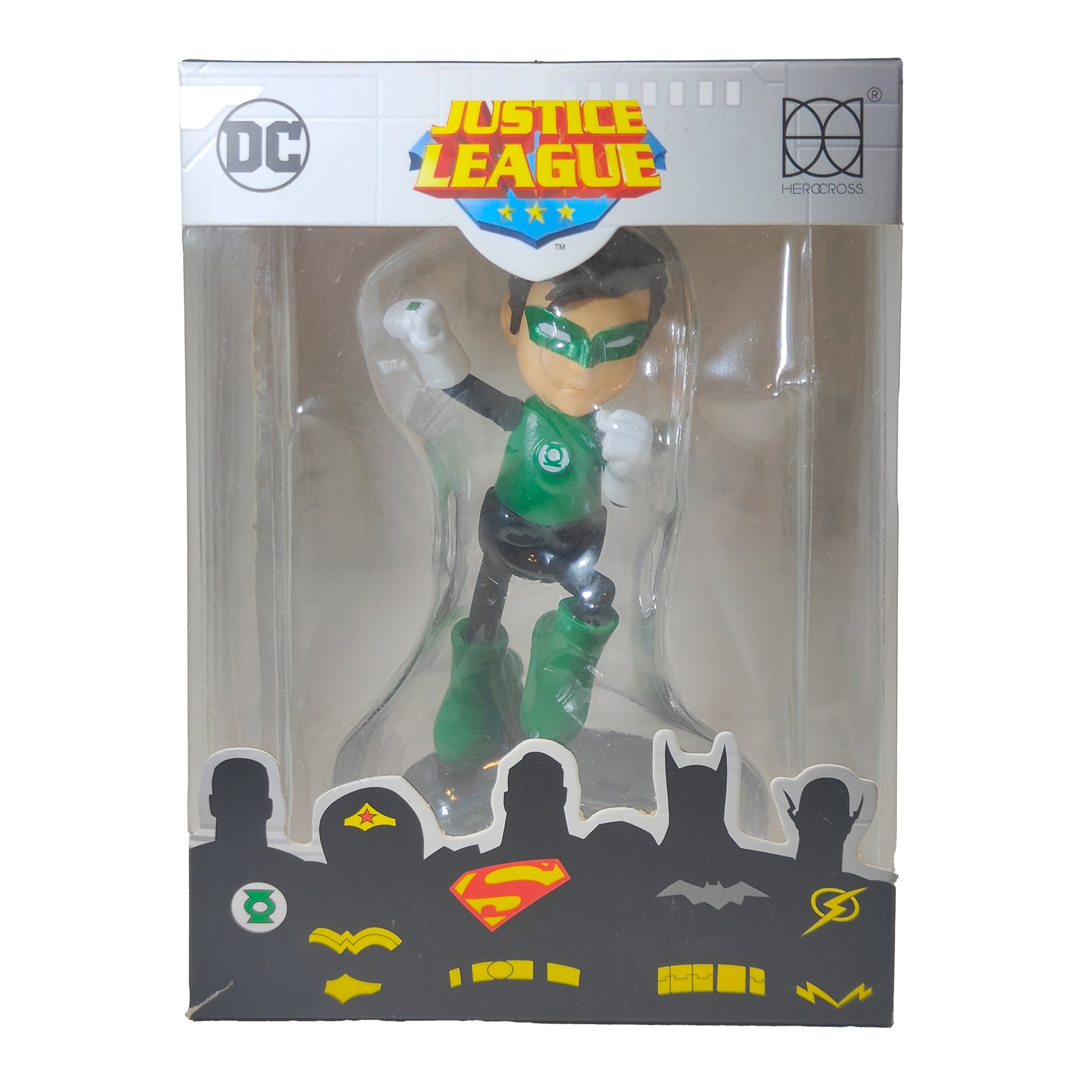 Justice League Green Lantern Herocross Action Figure 2017 9cm – DC Heroes, Herocross, 9 cm, 2017, pre-owned collector piece, Uncanny Collectibles Dublin Ireland