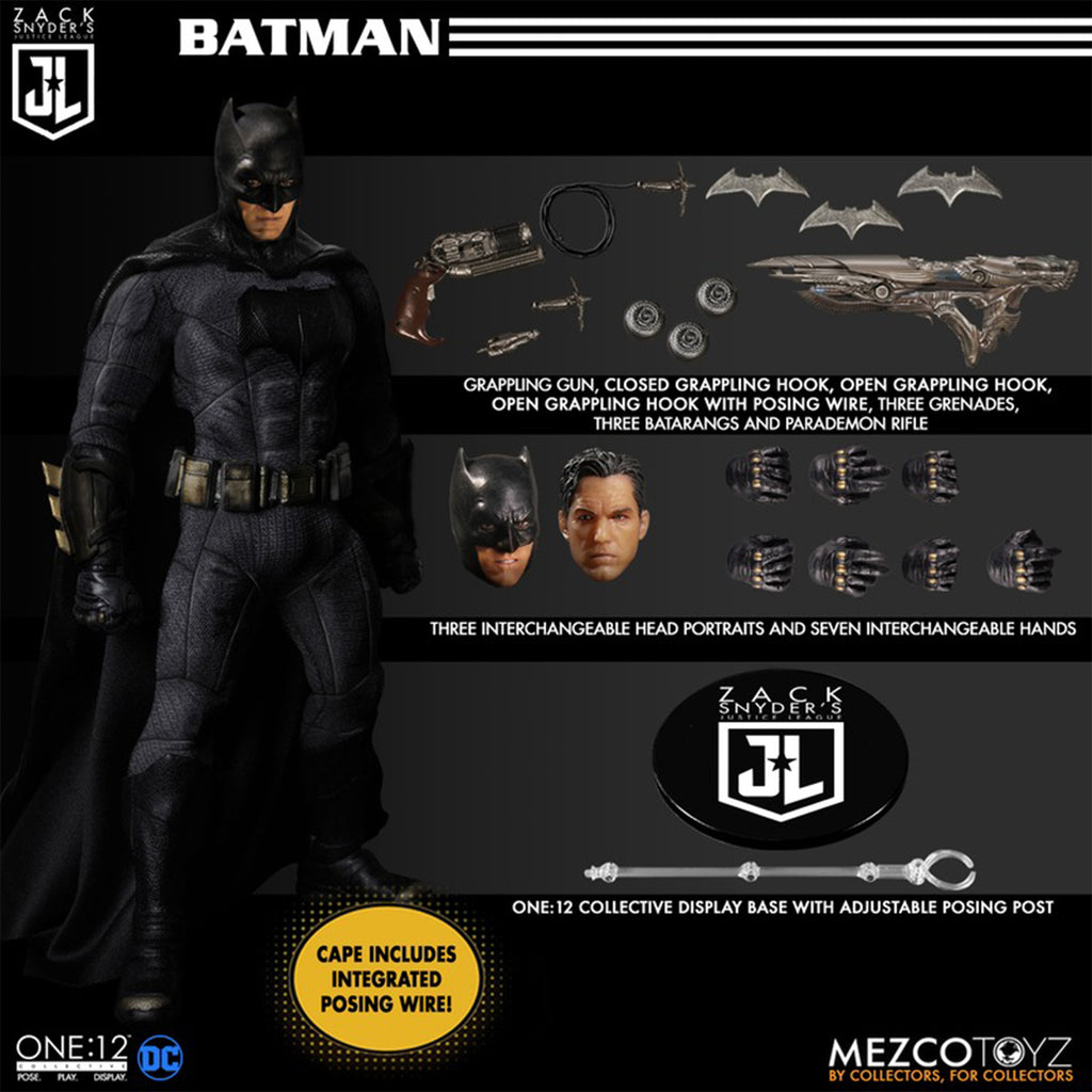 Zack Snyders Justice League Mezco Toyz One:12 Collective Deluxe Edition Action Figure Set 17cm
