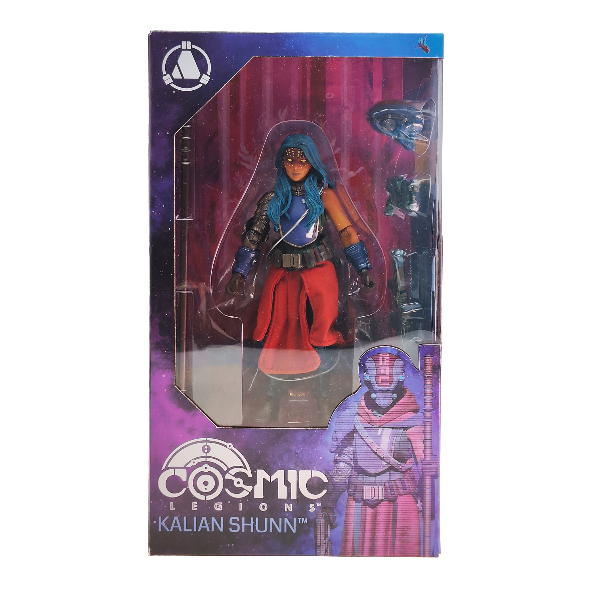 Kalian Shunn Four Horsemen Studios Cosmic Legions Outpost Zaxxius Action Figure 2023 15cm – Cosmic Legions, Four Horsemen Studios, 15 cm, 2023, pre-owned collector piece, Uncanny Collectibles Dublin Ireland