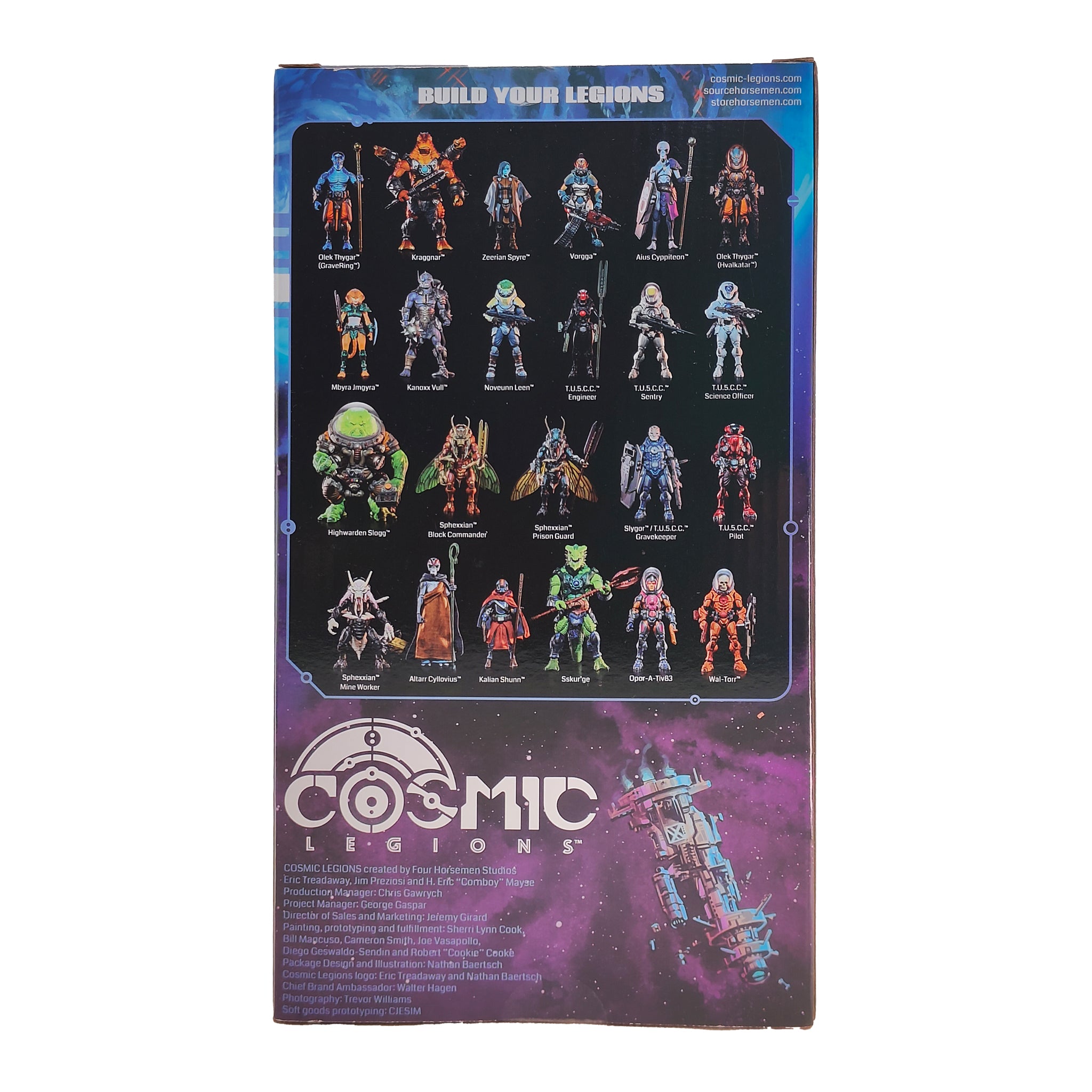 Kalian Shunn Four Horsemen Studios Cosmic Legions Outpost Zaxxius Action Figure 2023 15cm – Cosmic Legions, Four Horsemen Studios, 15 cm, 2023, pre-owned collector piece, Uncanny Collectibles Dublin Ireland