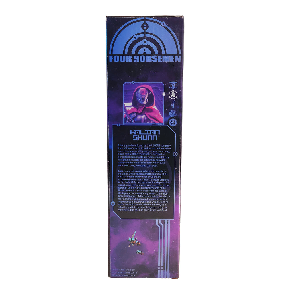Kalian Shunn Four Horsemen Studios Cosmic Legions Outpost Zaxxius Action Figure 2023 15cm – Cosmic Legions, Four Horsemen Studios, 15 cm, 2023, pre-owned collector piece, Uncanny Collectibles Dublin Ireland