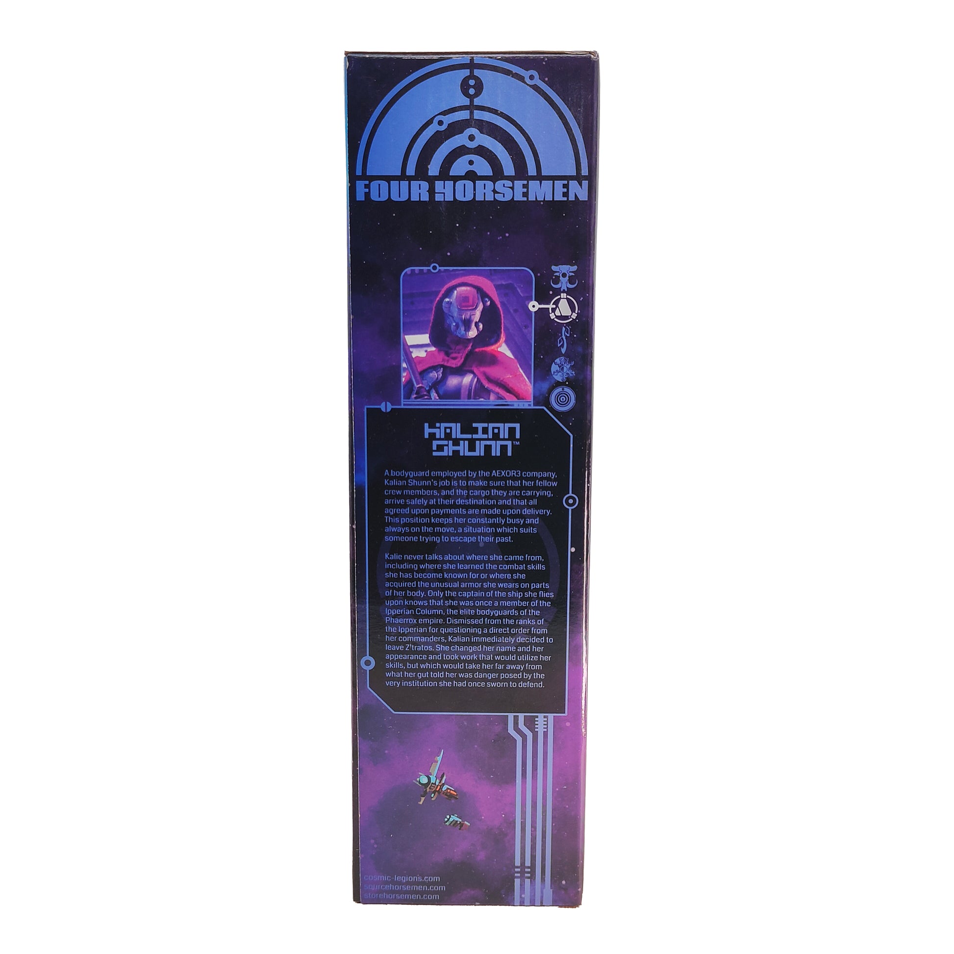 Kalian Shunn Four Horsemen Studios Cosmic Legions Outpost Zaxxius Action Figure 2023 15cm
