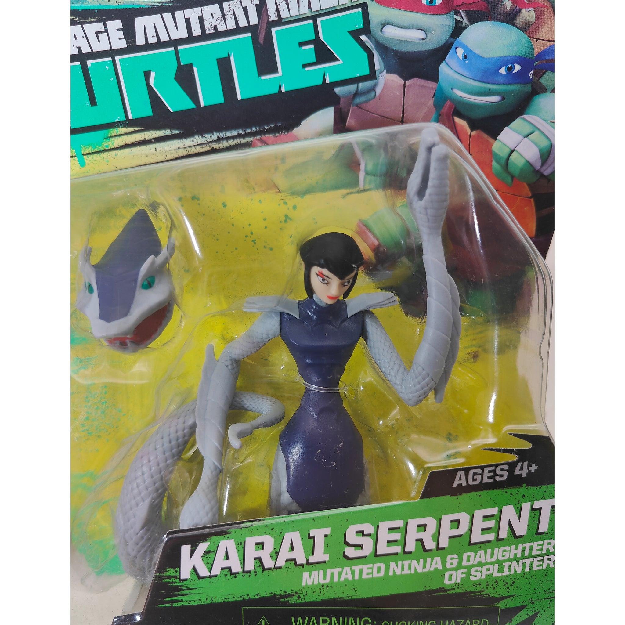Karai Serpent Teenage Mutant Ninja Turtles Playmates Toys Action Figure 2014 14cm – Teenage Mutant Ninja Turtles, Playmates Toys, 14 cm, 2014, pre-owned collector piece, Uncanny Collectibles Dublin Ireland