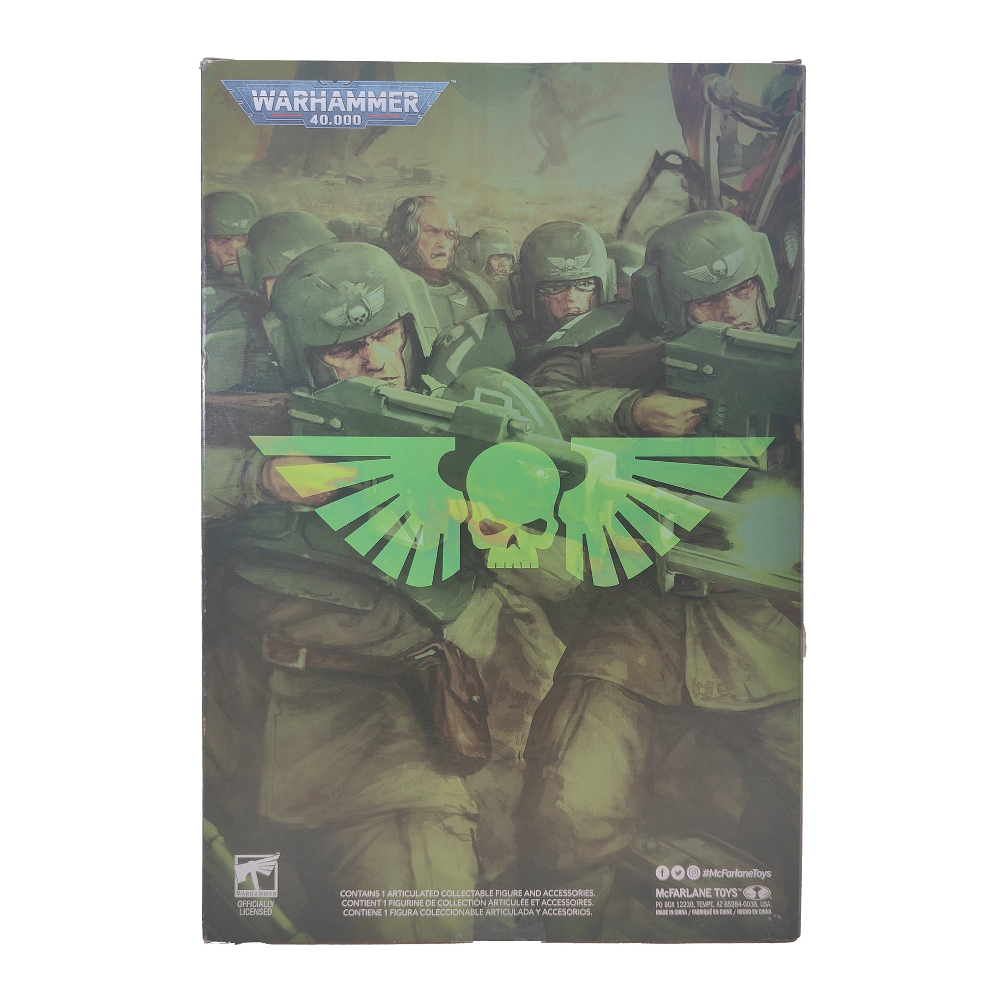 Kasrkin Astra Militarum Warhammer 40000 McFarlane Toys Action Figure 2024 18cm – Warhammer 40k, McFarlane Toys, 18 cm, 2024, pre-owned collector piece, Uncanny Collectibles Dublin Ireland