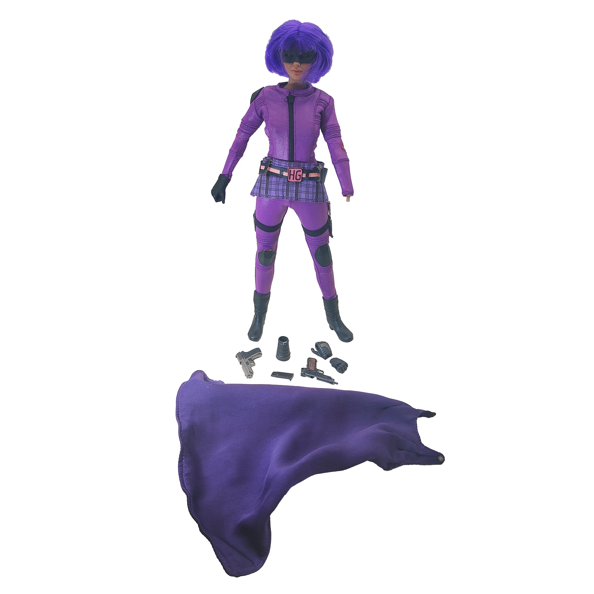 Play Toy Hit Girl Action Figure P002 30cm - For Parts/Repair – Movie Icons & Heroes, Vintage Brands, 30 cm, 2013, pre-owned collector piece, Uncanny Collectibles Dublin Ireland