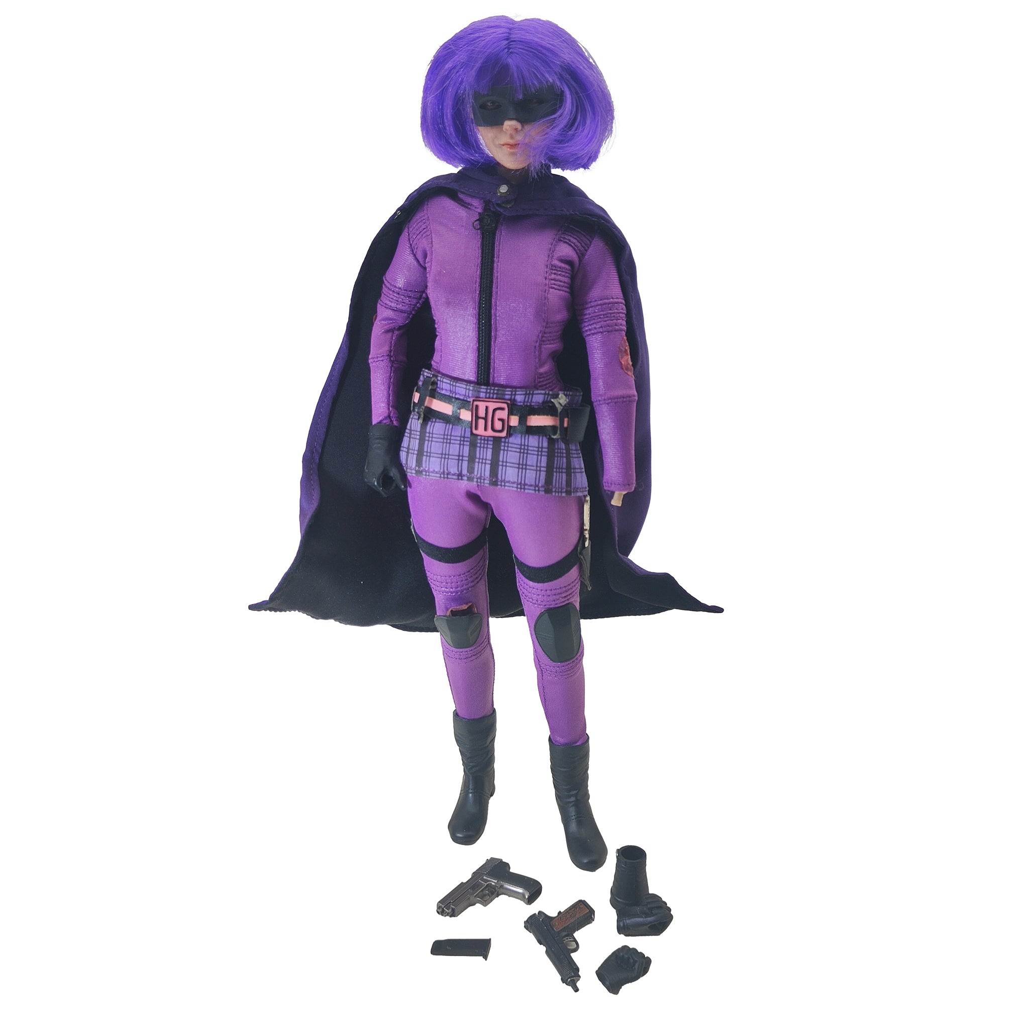 Play Toy Hit Girl Action Figure P002 30cm - For Parts/Repair – Movie Icons & Heroes, Vintage Brands, 30 cm, 2013, pre-owned collector piece, Uncanny Collectibles Dublin Ireland