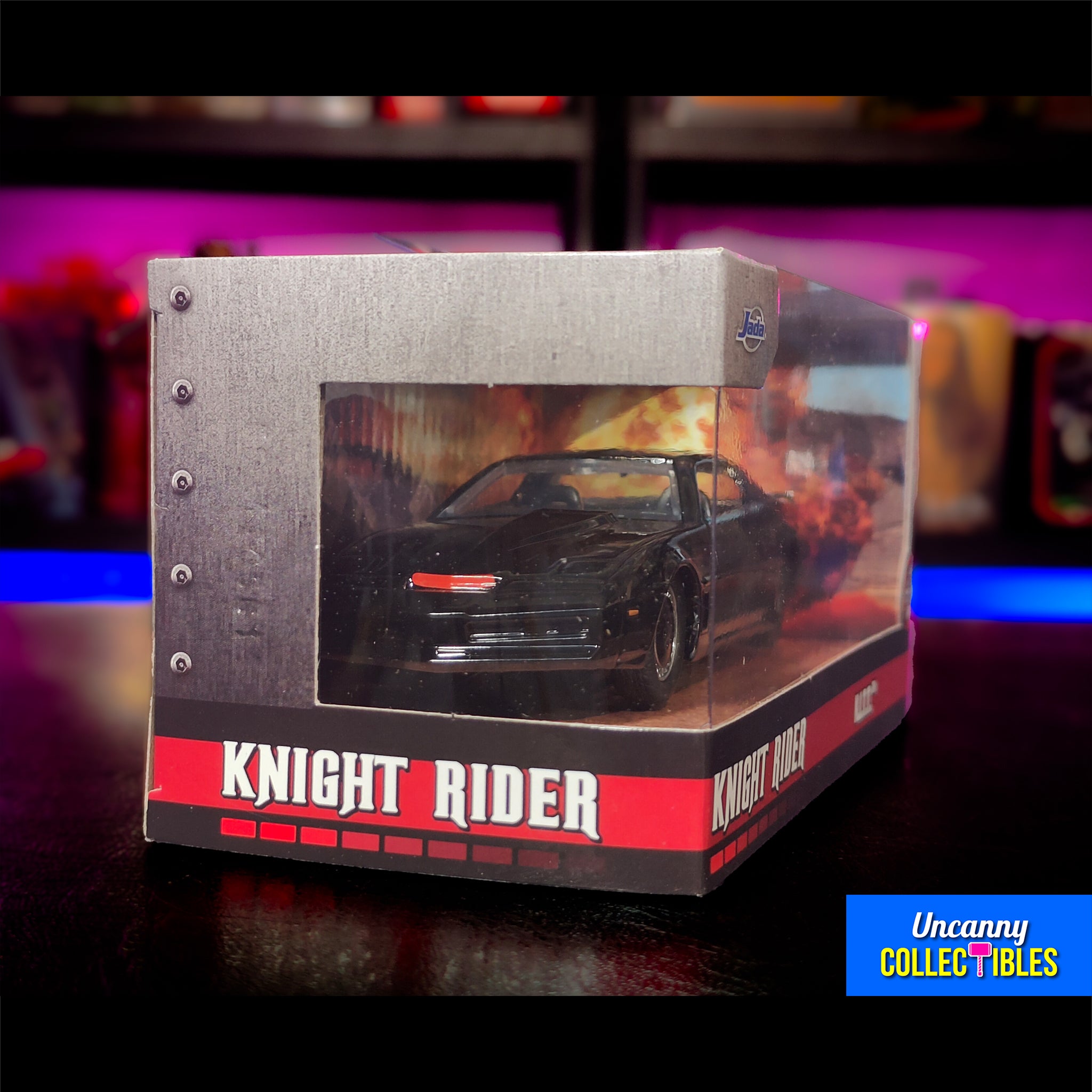 Knight Rider KITT 1:32 Scale Jada Toys Diecast Model – Movie Icons & Heroes, Jada Toys, 12 cm, 2024, brand new collector item, Uncanny Collectibles Dublin Ireland