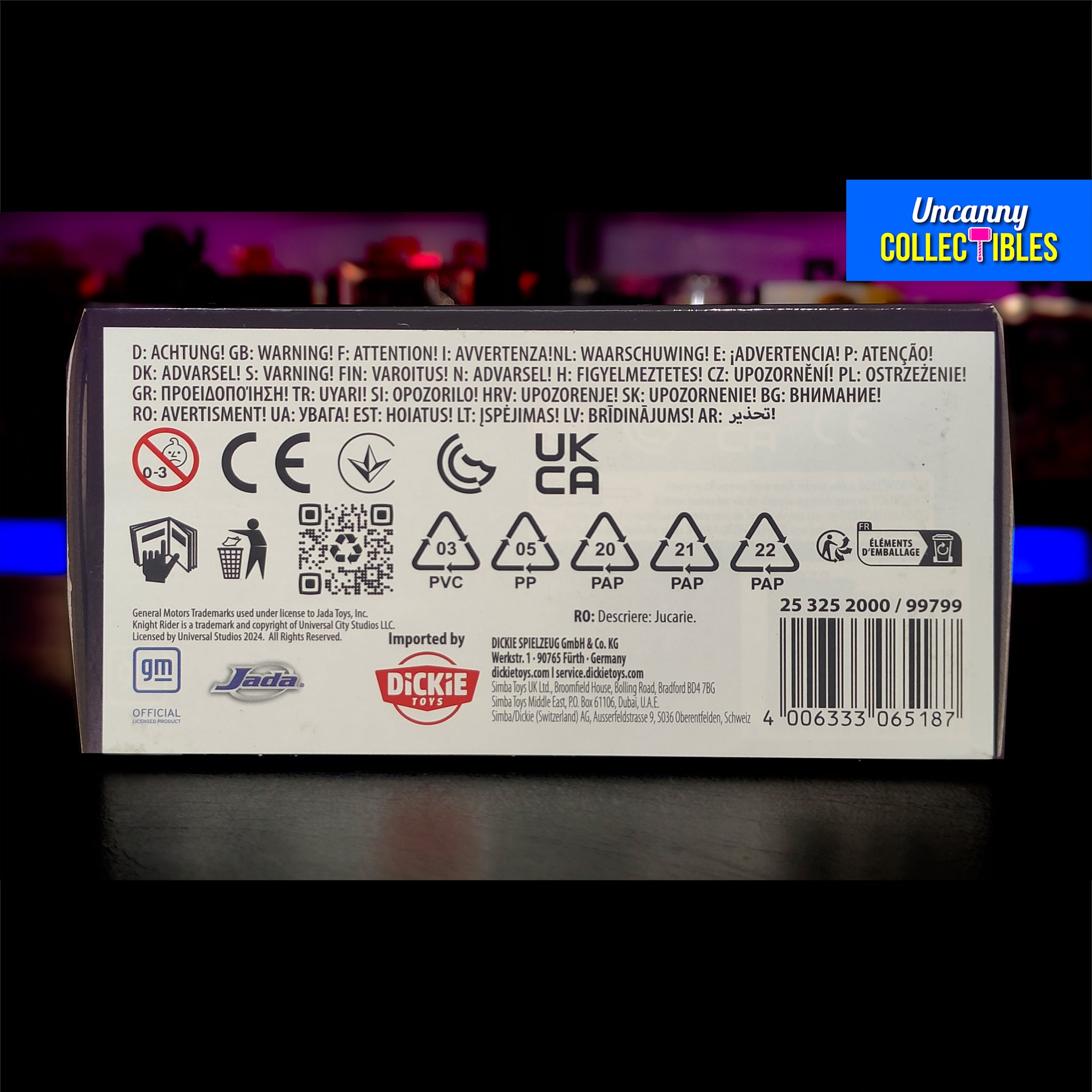 Knight Rider KITT 1:32 Scale Jada Toys Diecast Model – Movie Icons & Heroes, Jada Toys, 12 cm, 2024, brand new collector item, Uncanny Collectibles Dublin Ireland