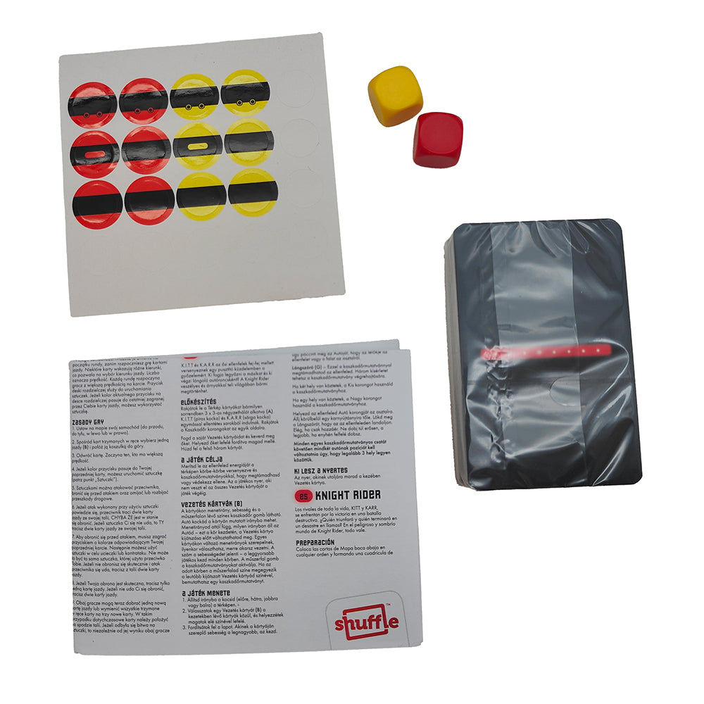 Knight Rider KITT VS KARR Card Game by Cartamundi Shuffle 2022 – Board Game, Cartamundi, -, 2022, pre-owned collector piece, Uncanny Collectibles Dublin Ireland