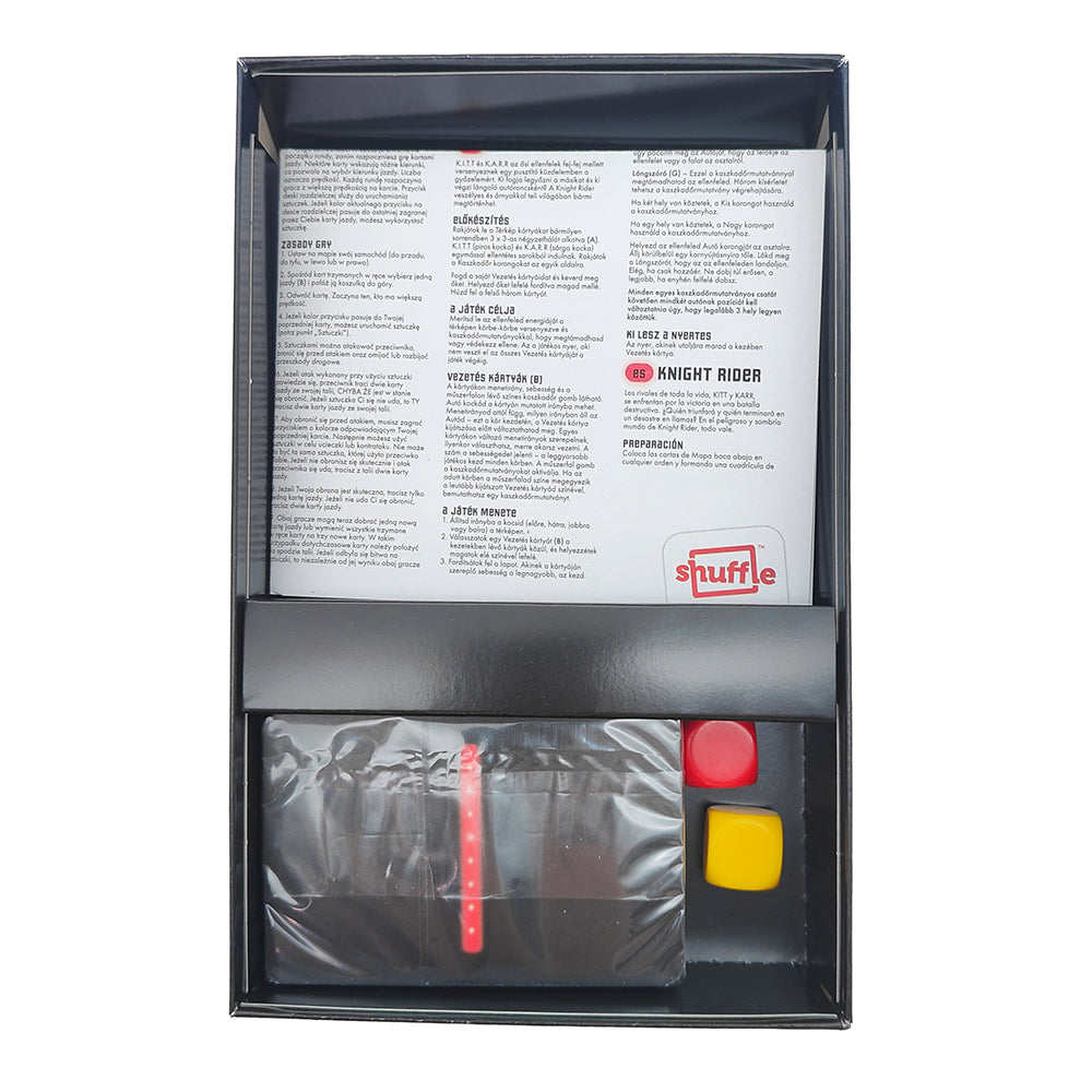 Knight Rider KITT VS KARR Card Game by Cartamundi Shuffle 2022 – Board Game, Cartamundi, -, 2022, pre-owned collector piece, Uncanny Collectibles Dublin Ireland