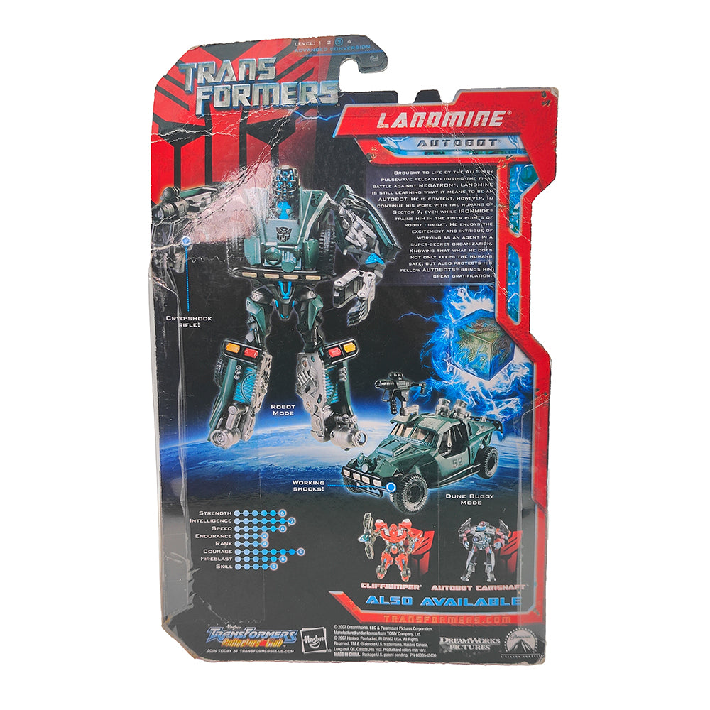 Landmine Autobot Transformers Movie Deluxe Class  Action Figure Hasbro 2007 – Transformers, Hasbro, 15 cm, 2007, pre-owned collector piece, Uncanny Collectibles Dublin Ireland
