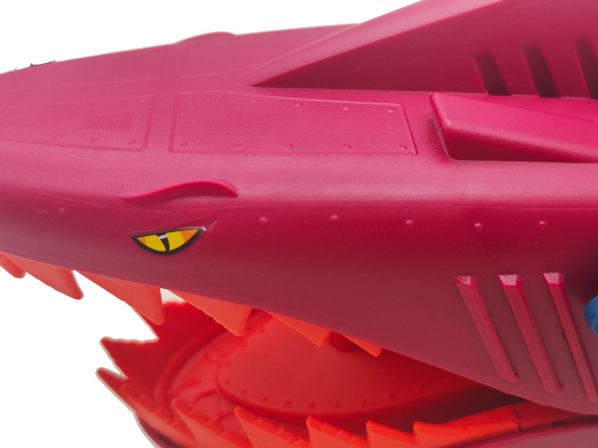 Masters of the Universe Origins Land Shark vehicle by Mattel 2021, 28cm long Skeletor attack vehicle with chomping jaws in used loose condition