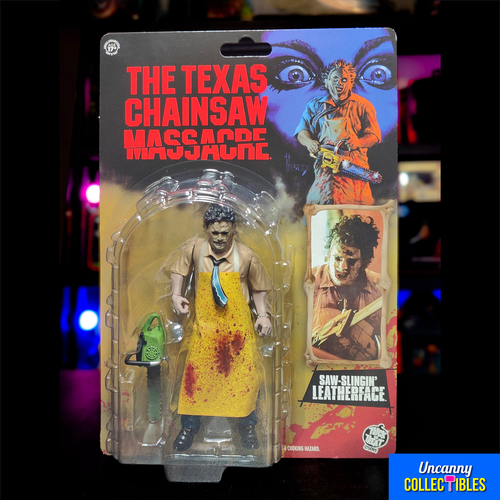 Leatherface Killing Mask Texas Chainsaw Massacre Trick Or Treat Studios Action Figure 13 cm – Texas Chainsaw Massacre, Trick or Treat Studios, 13 cm, 2025, brand new collector item, Uncanny Collectibles Dublin Ireland